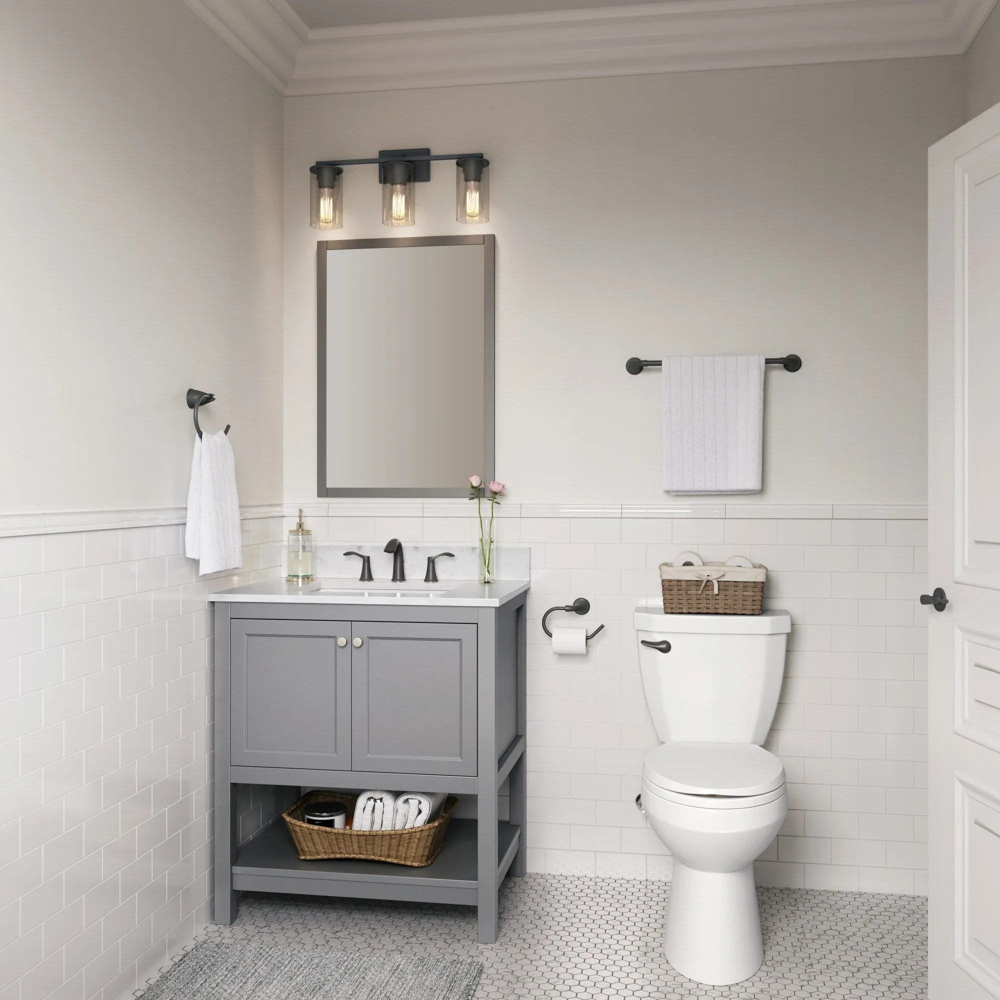 Millennium Lighting Verlana 3 Light 22 Wide Bathroom Vanity Light