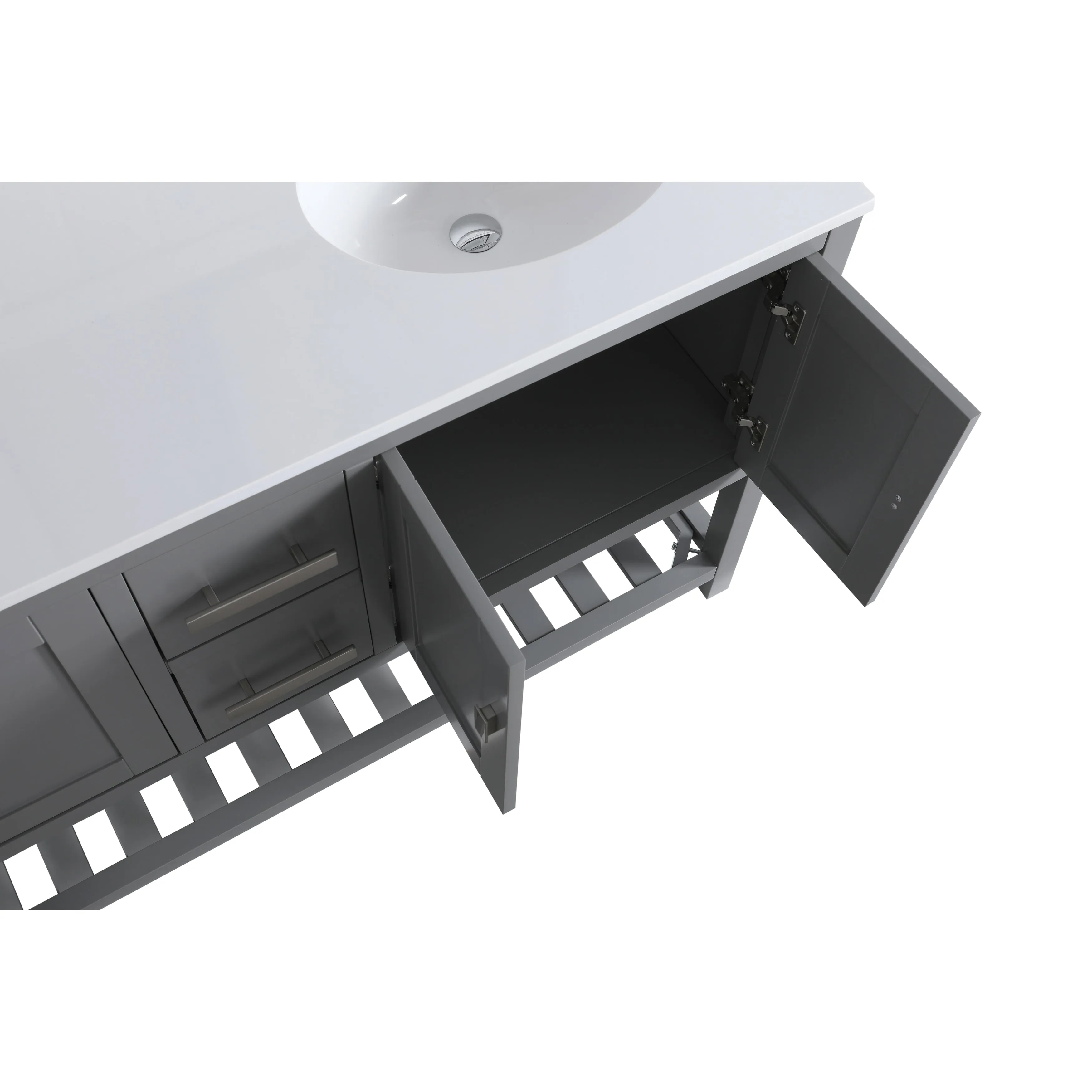 Monaco 60 Double Sink Vanity Base Only