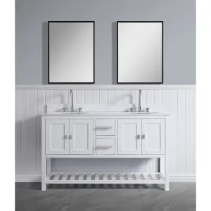 Monaco 60 Double Sink Vanity Base Only