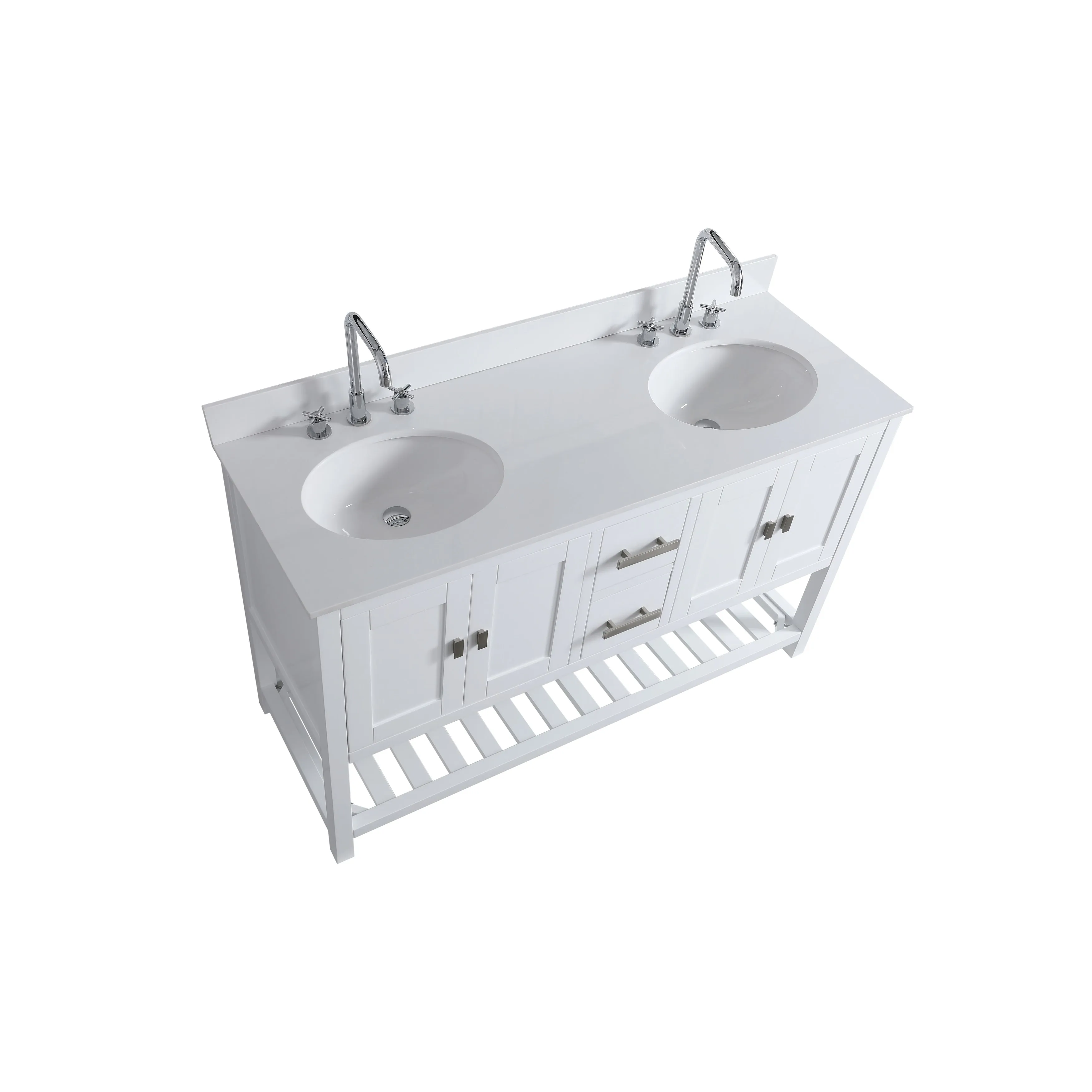 Monaco 60 Double Sink Vanity Base Only