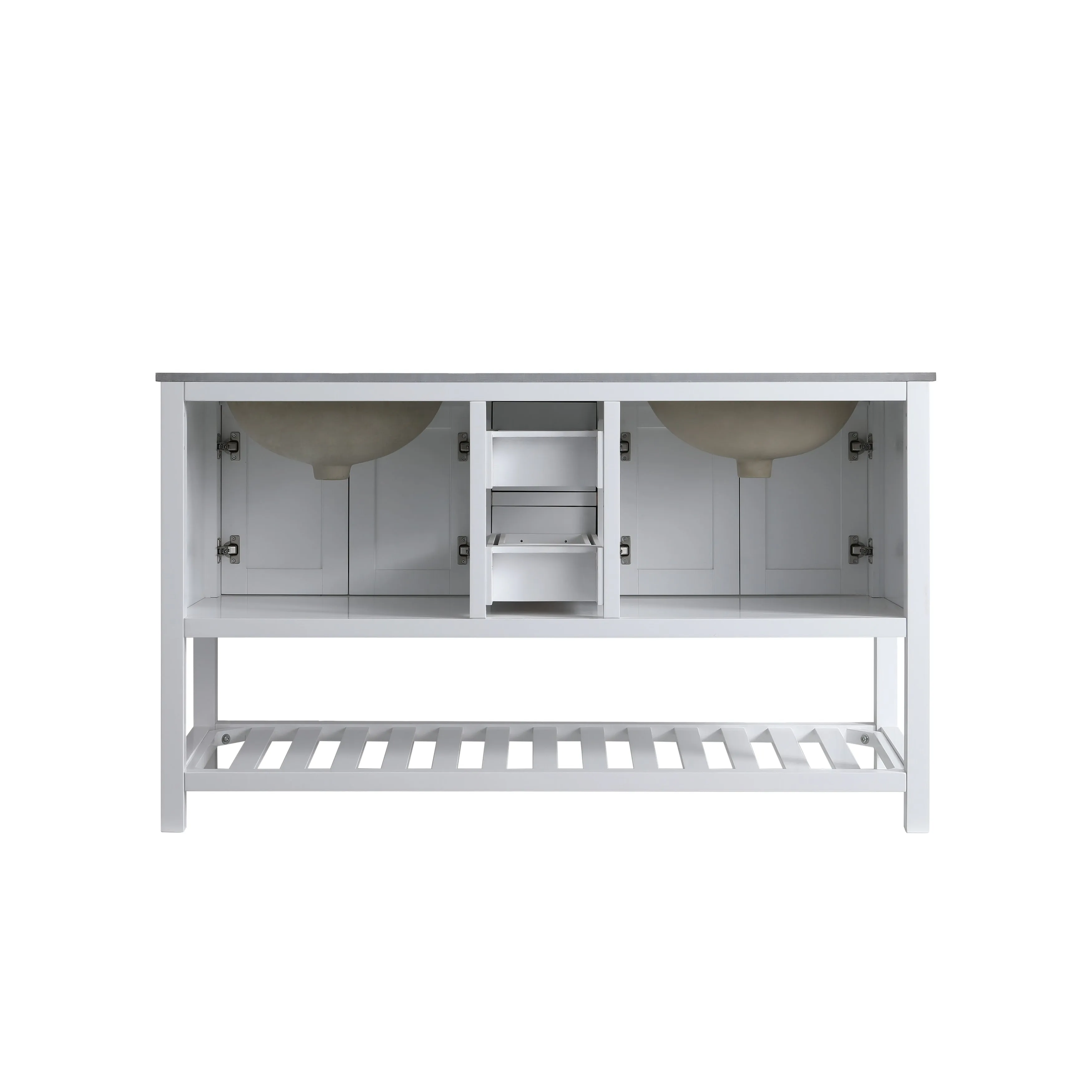 Monaco 60 Double Sink Vanity Base Only