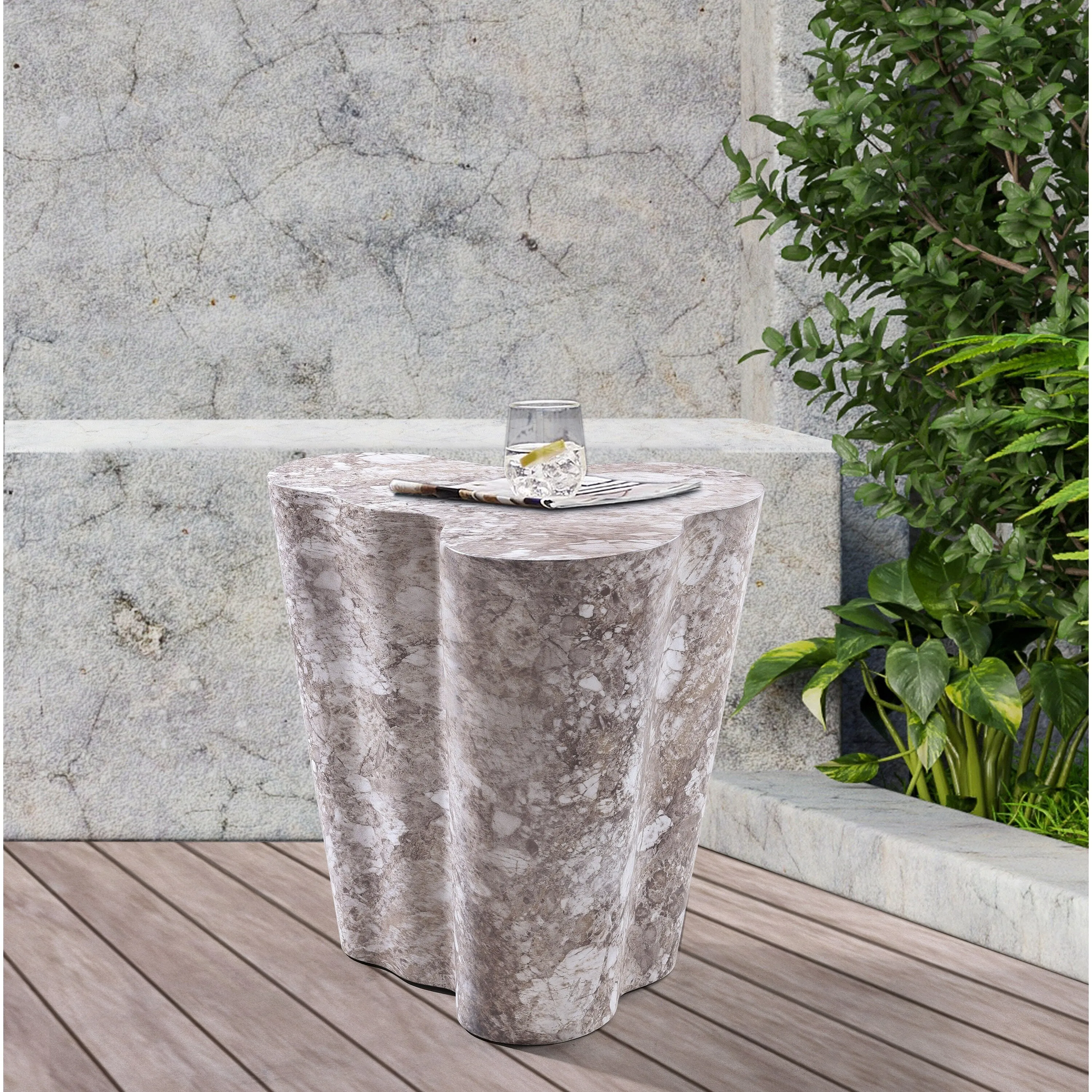 Monza Finished Concrete Indoor/Outdoor Coffee Table