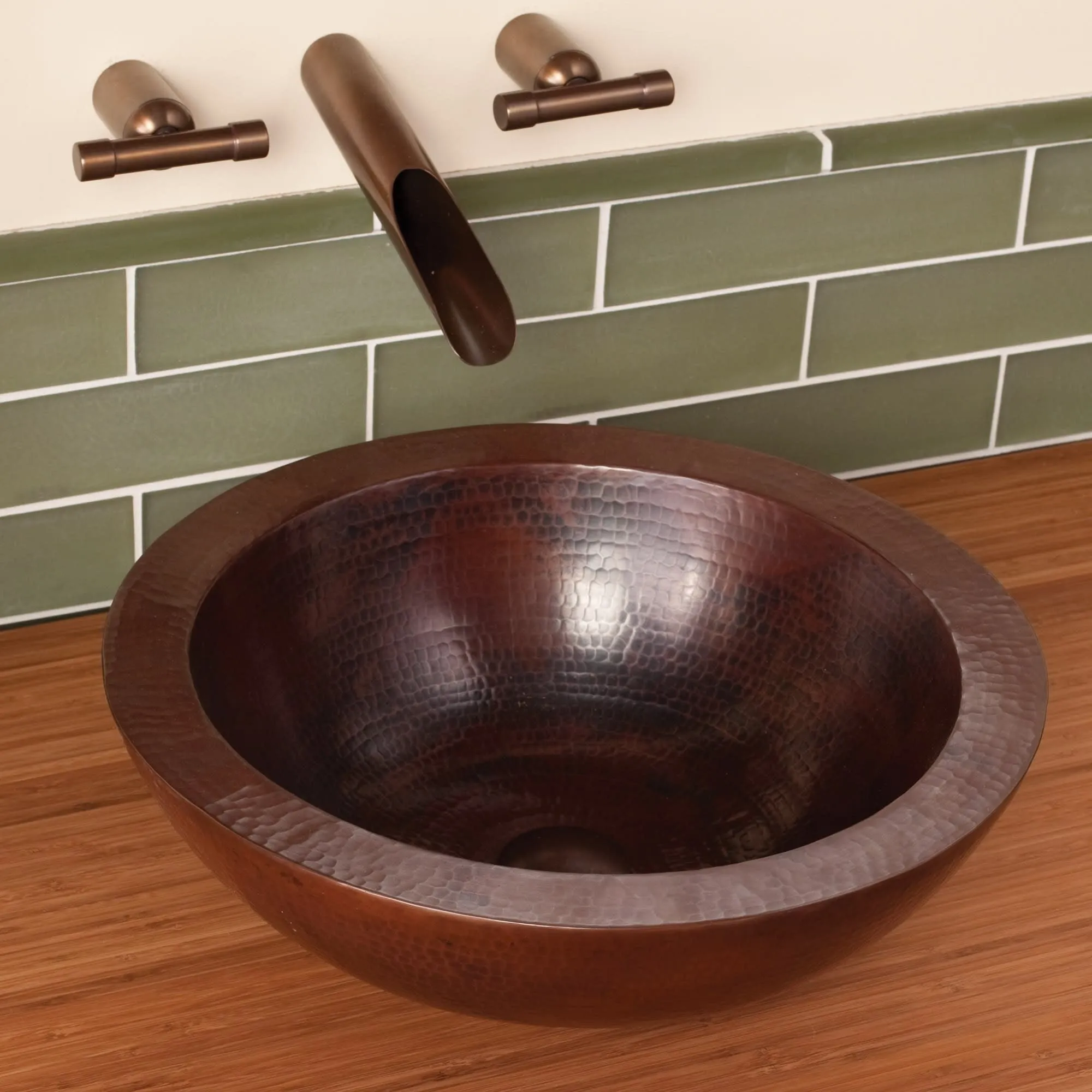 Native Trails Laguna 16 Copper Vessel Bathroom Sink