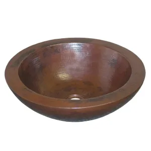 Native Trails Laguna 16 Copper Vessel Bathroom Sink