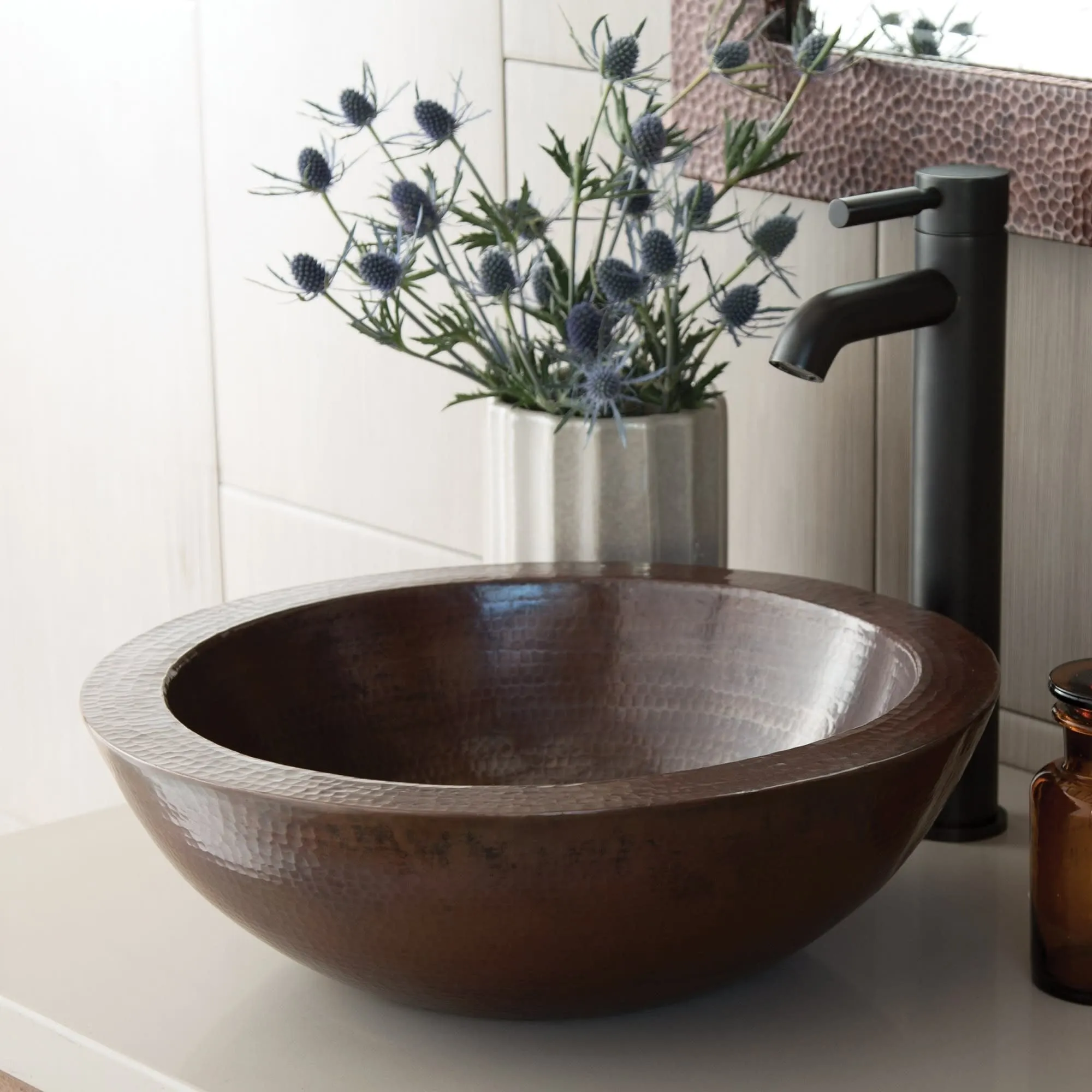 Native Trails Laguna 16 Copper Vessel Bathroom Sink