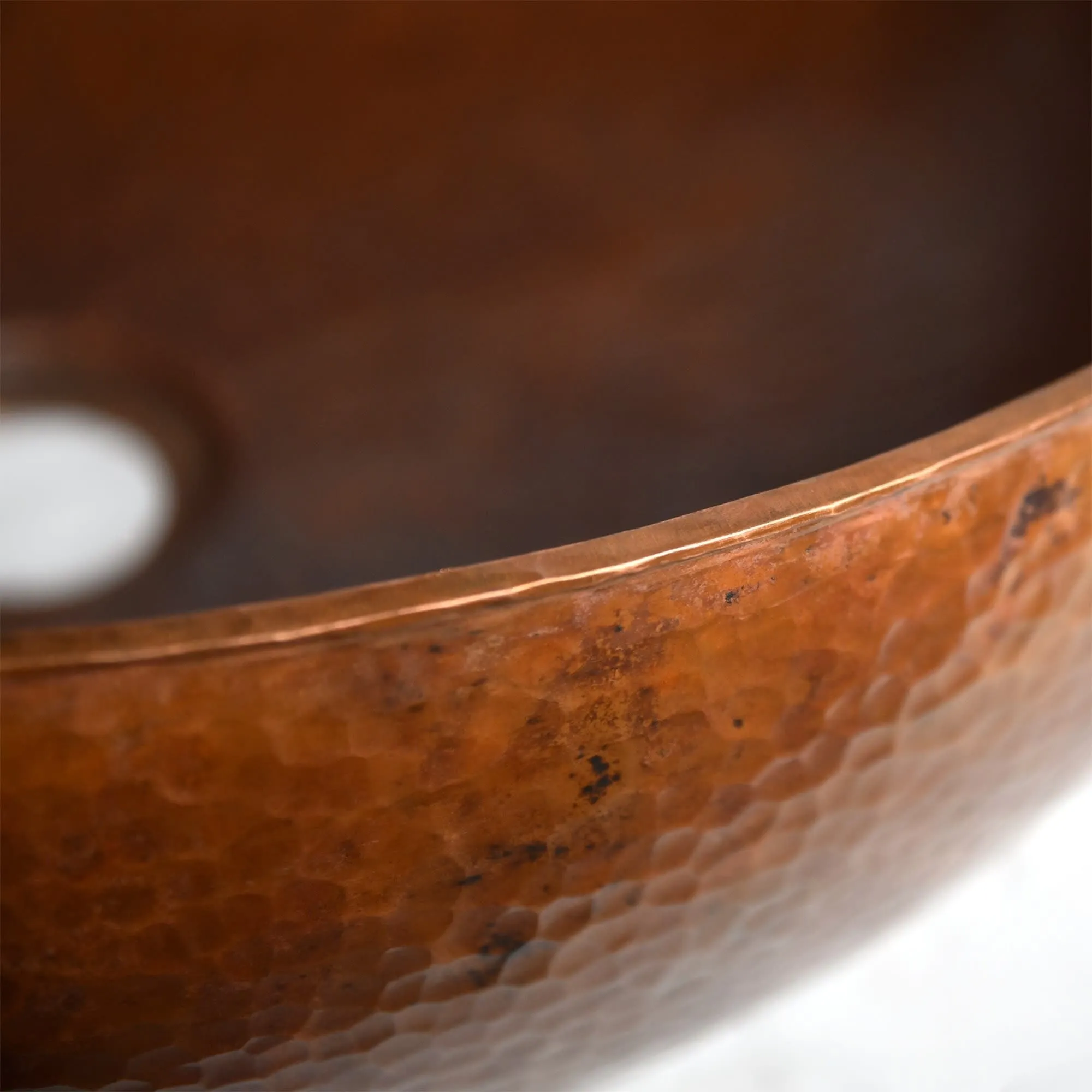 Native Trails Maestro 15-3/4 Single Basin Vessel Copper Bathroom Sink