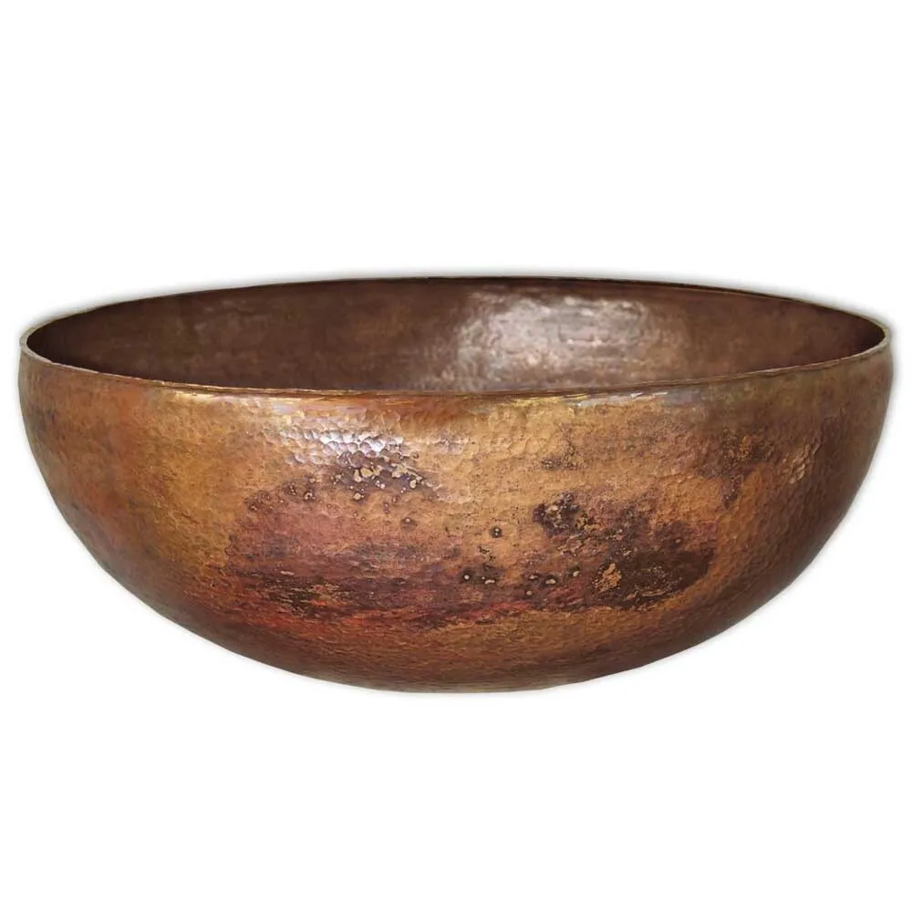 Native Trails Maestro 15-3/4 Single Basin Vessel Copper Bathroom Sink