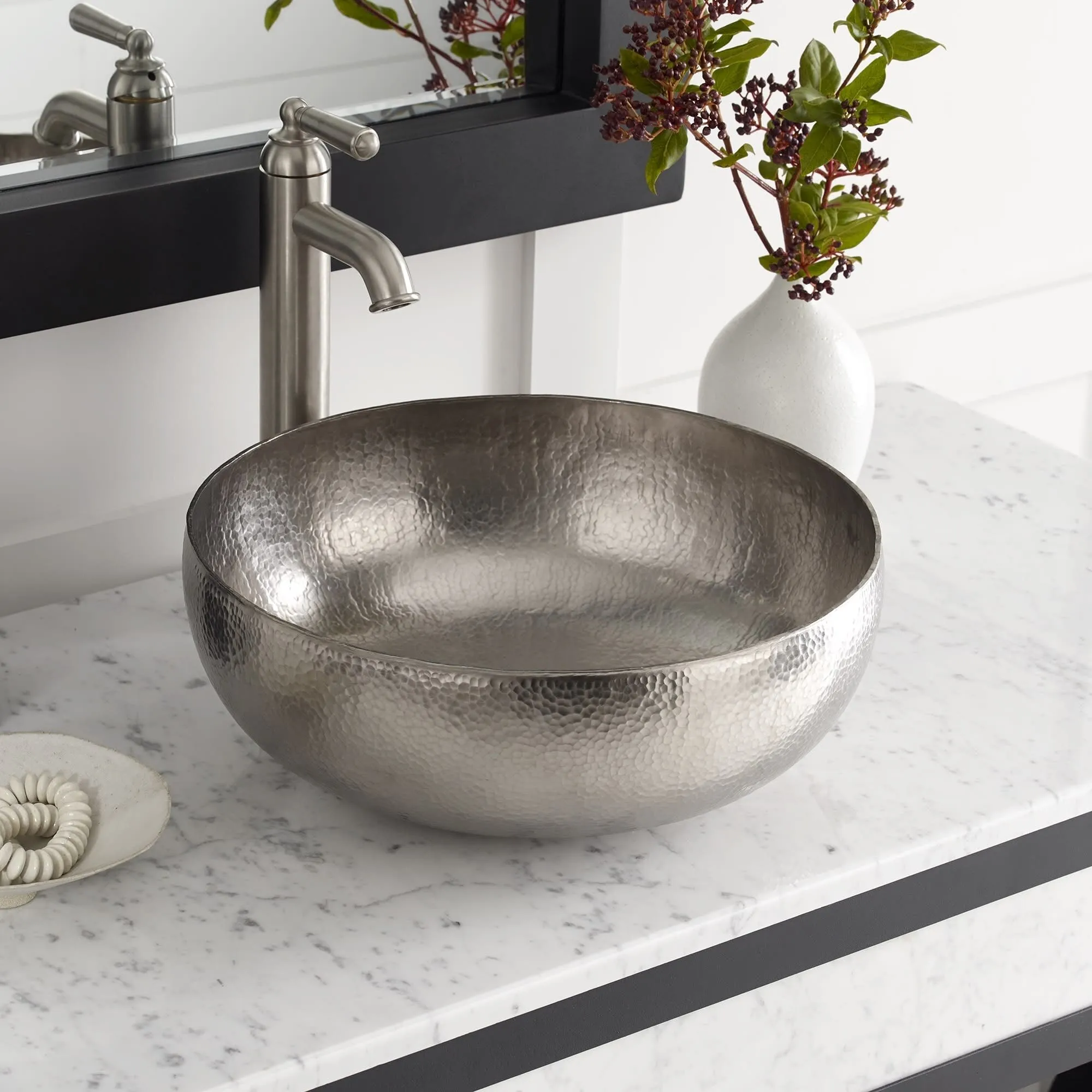 Native Trails Maestro 15-3/4 Single Basin Vessel Copper Bathroom Sink