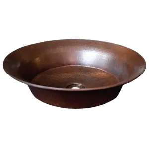Native Trails Maestro Bajo 16-1/4 Copper Vessel Bathroom Sink