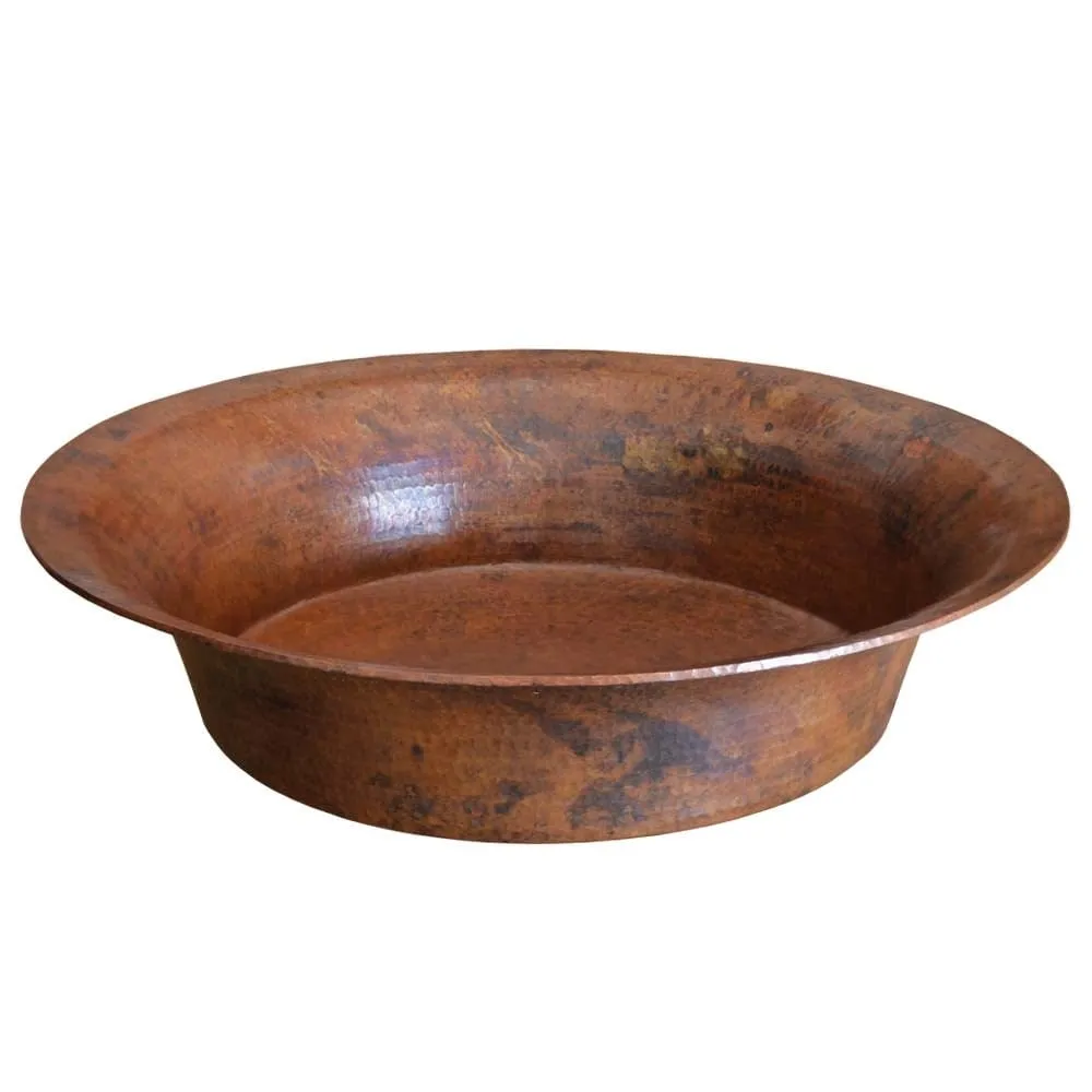Native Trails Maestro Bajo 16-1/4 Copper Vessel Bathroom Sink
