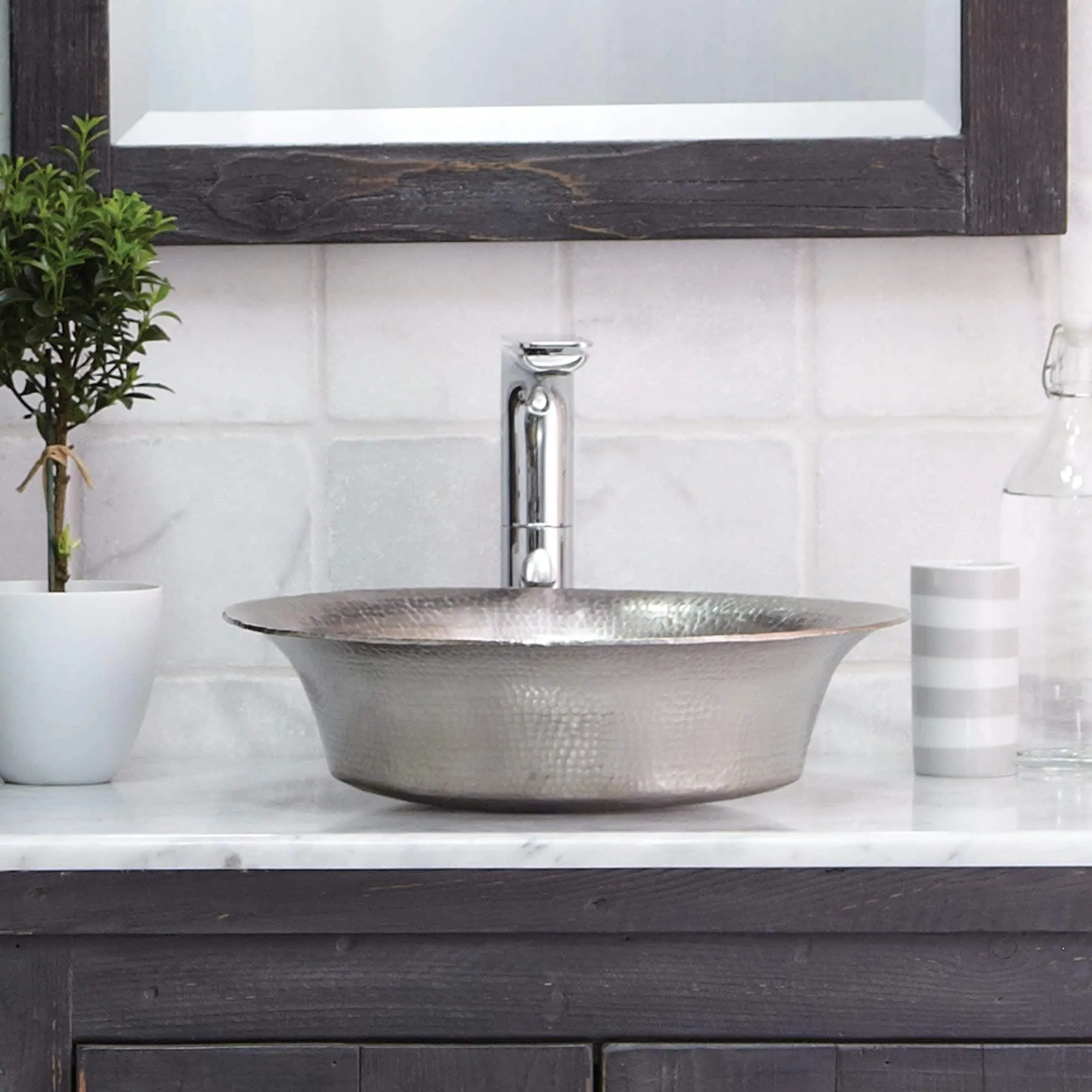 Native Trails Maestro Bajo 16-1/4 Copper Vessel Bathroom Sink