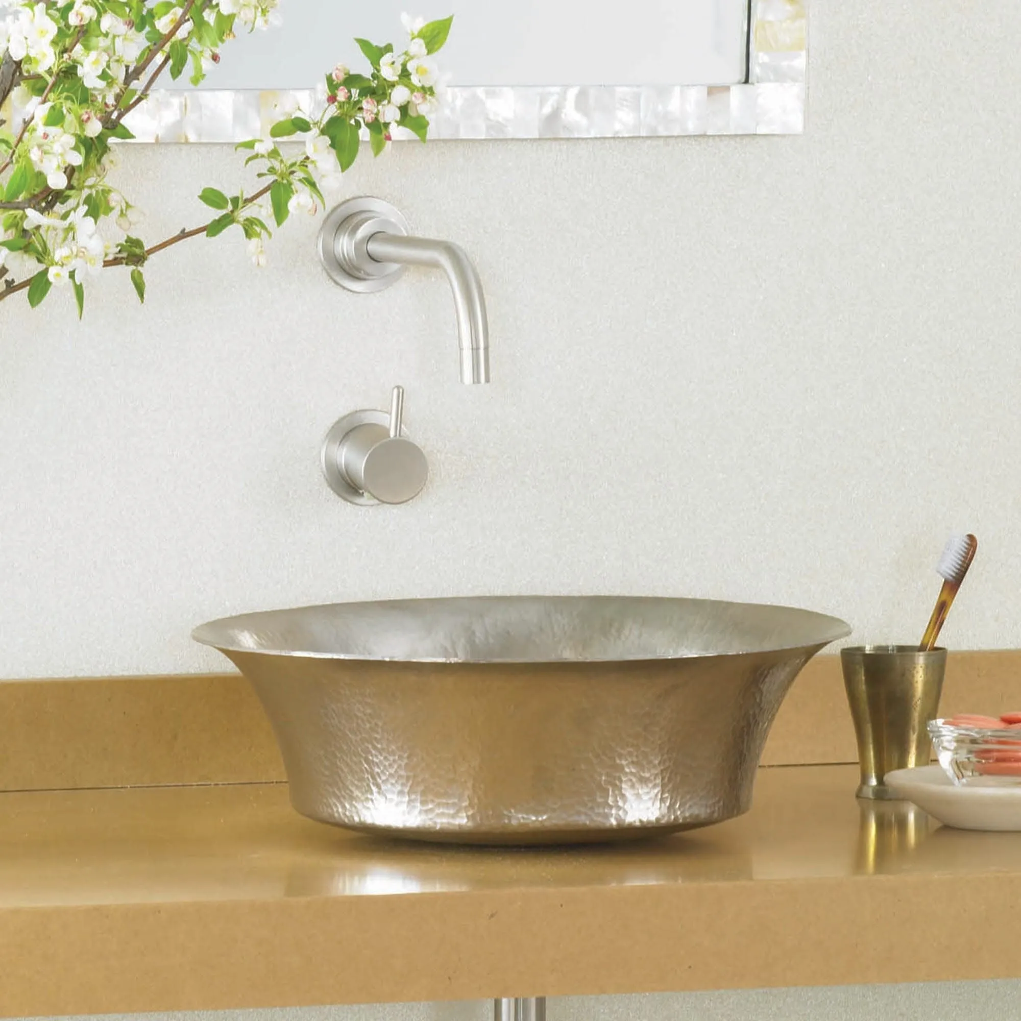 Native Trails Maestro Bajo 16-1/4 Copper Vessel Bathroom Sink