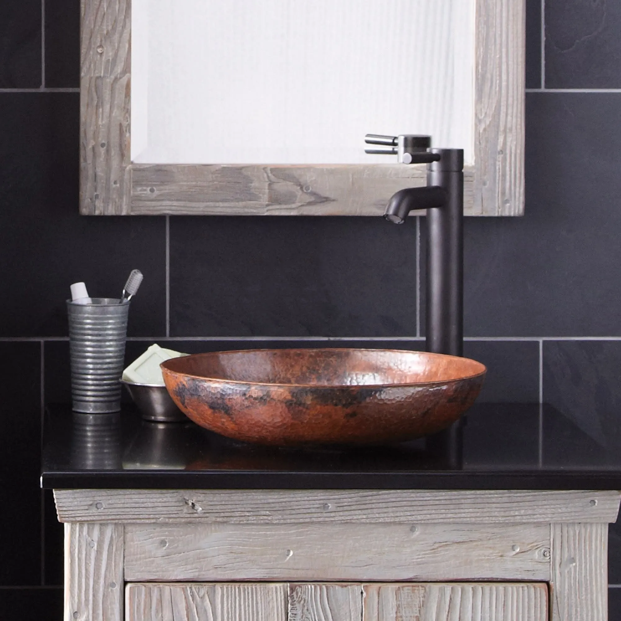 Native Trails Maestro Sonata Petit 14-1/2 Copper Vessel Bathroom Sink