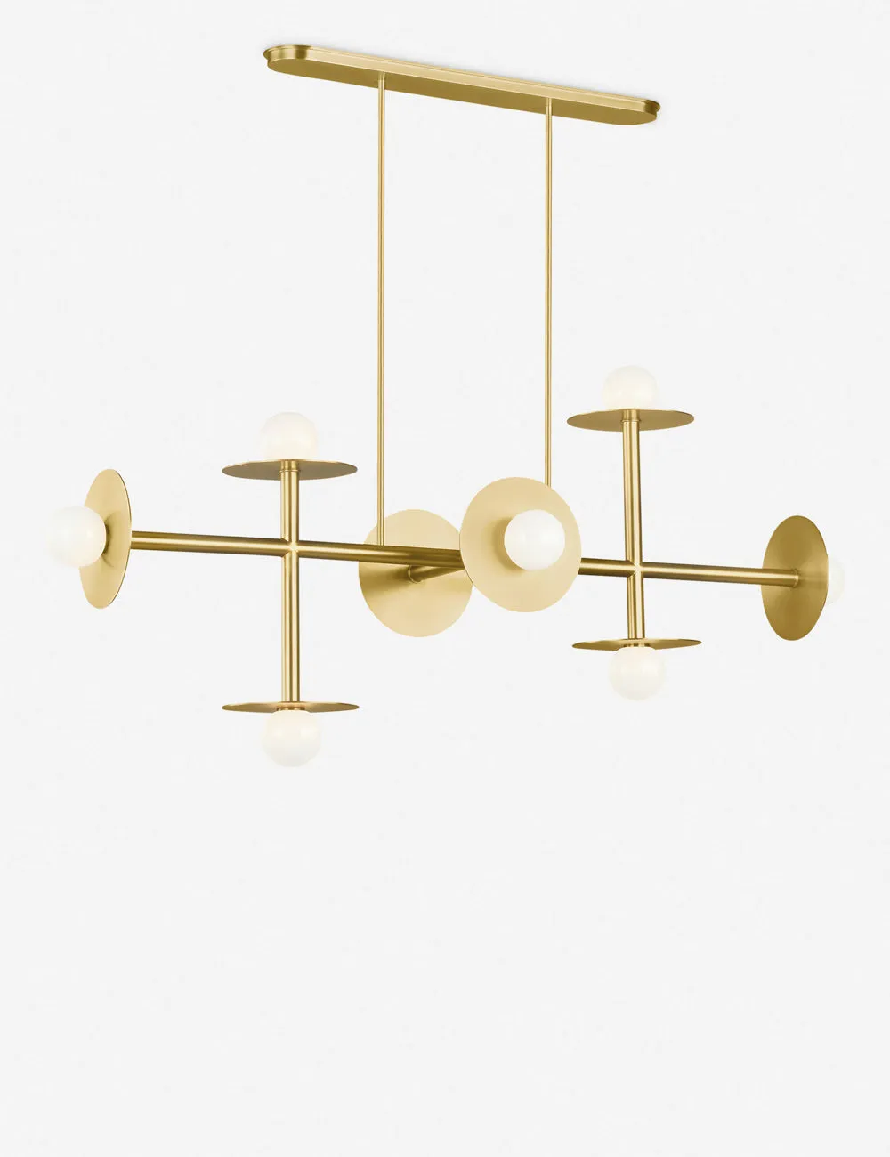 Nodes Large Linear Chandelier by Kelly Wearstler