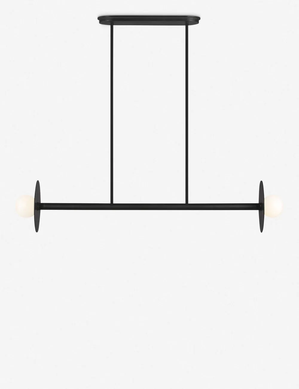 Nodes Medium Linear Chandelier by Kelly Wearstler
