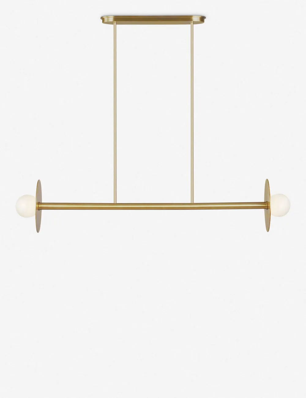 Nodes Medium Linear Chandelier by Kelly Wearstler