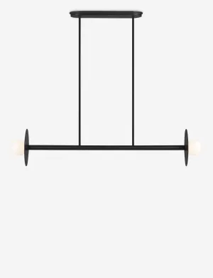 Nodes Medium Linear Chandelier by Kelly Wearstler