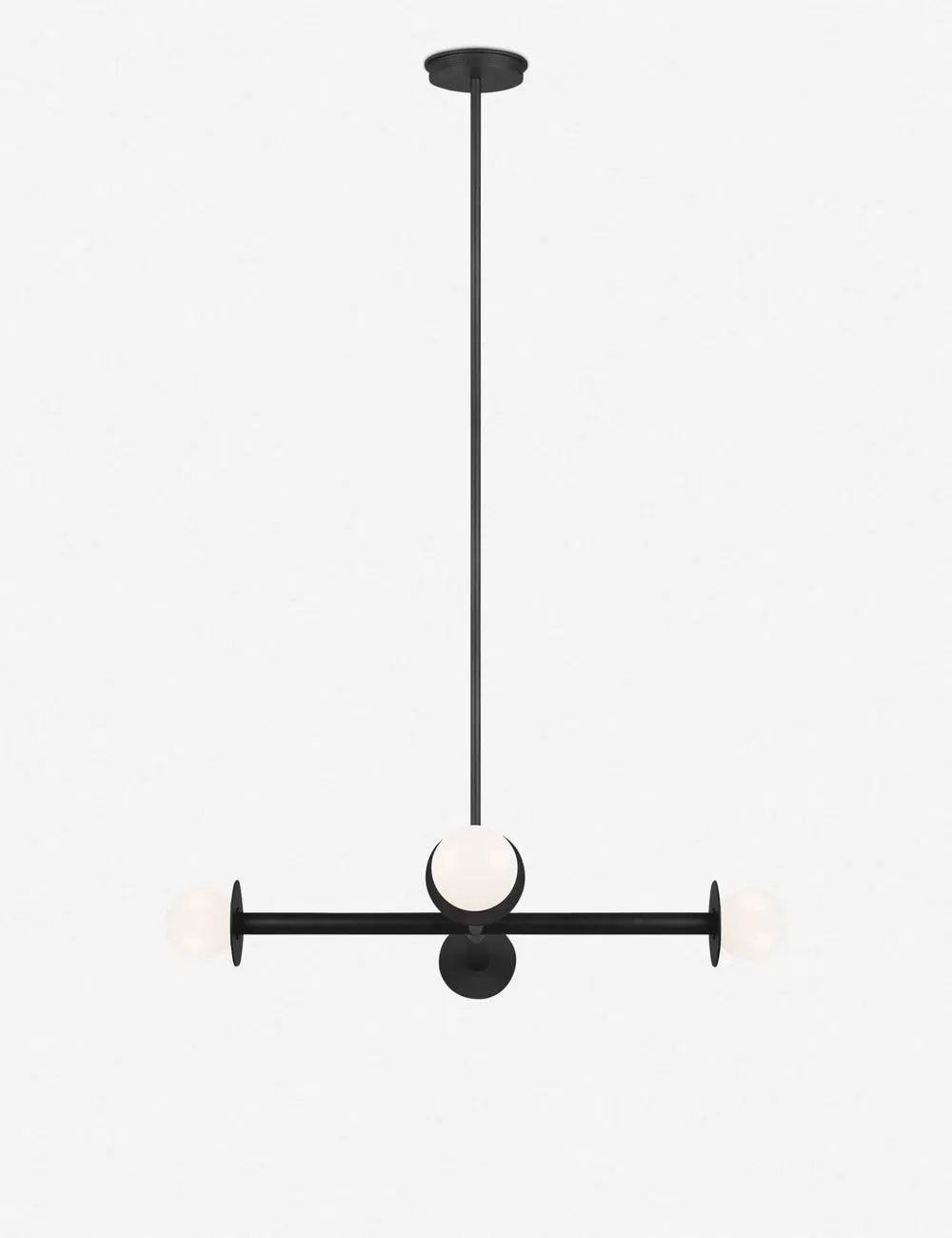 Nodes Wide Chandelier by Kelly Wearstler