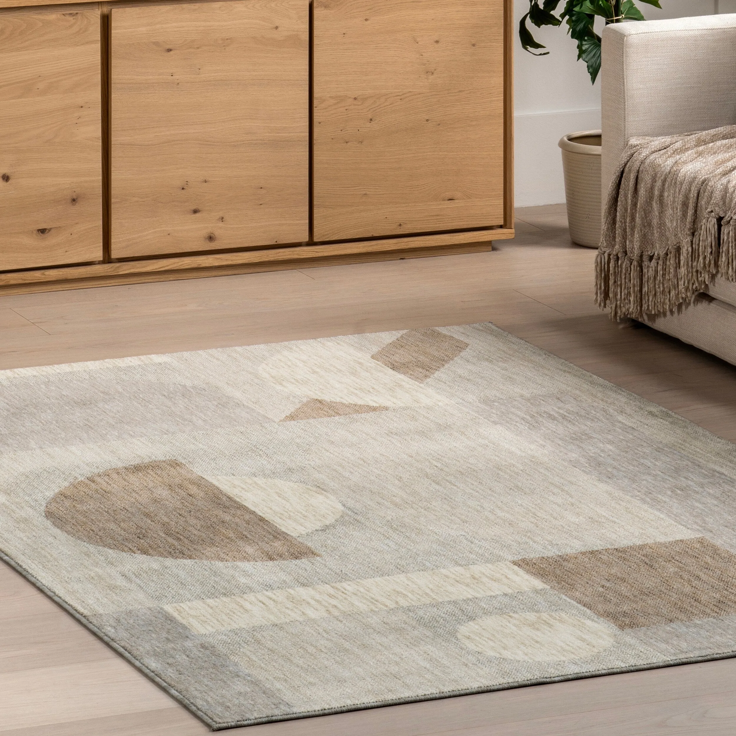 Nuloom Rhona Modern Geometric Recycled Area Rug