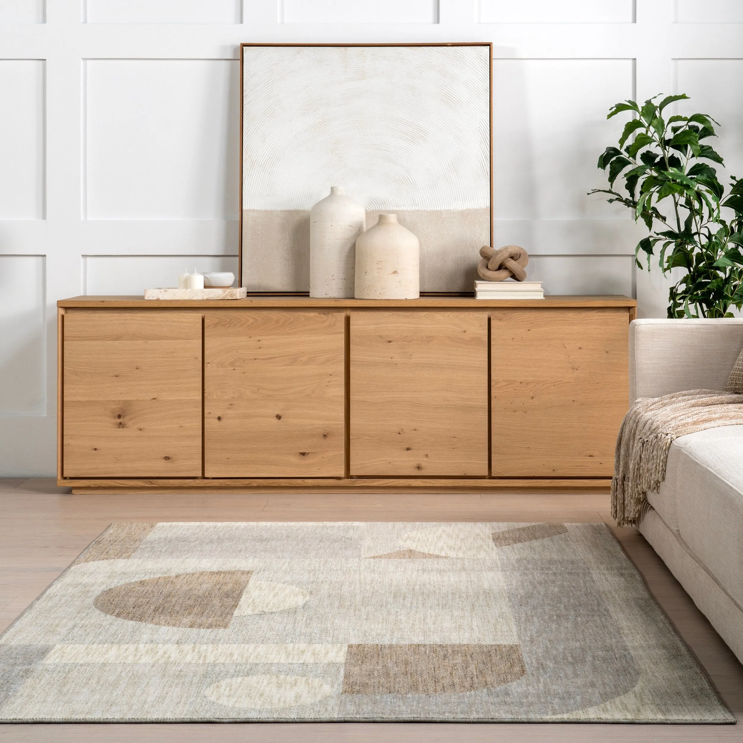 Nuloom Rhona Modern Geometric Recycled Area Rug
