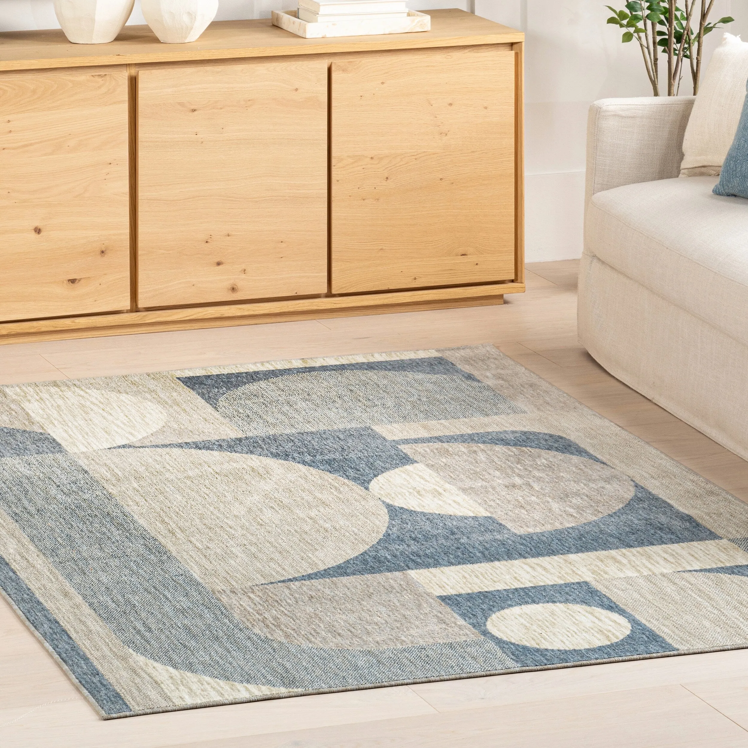 Nuloom Rhona Modern Geometric Recycled Area Rug