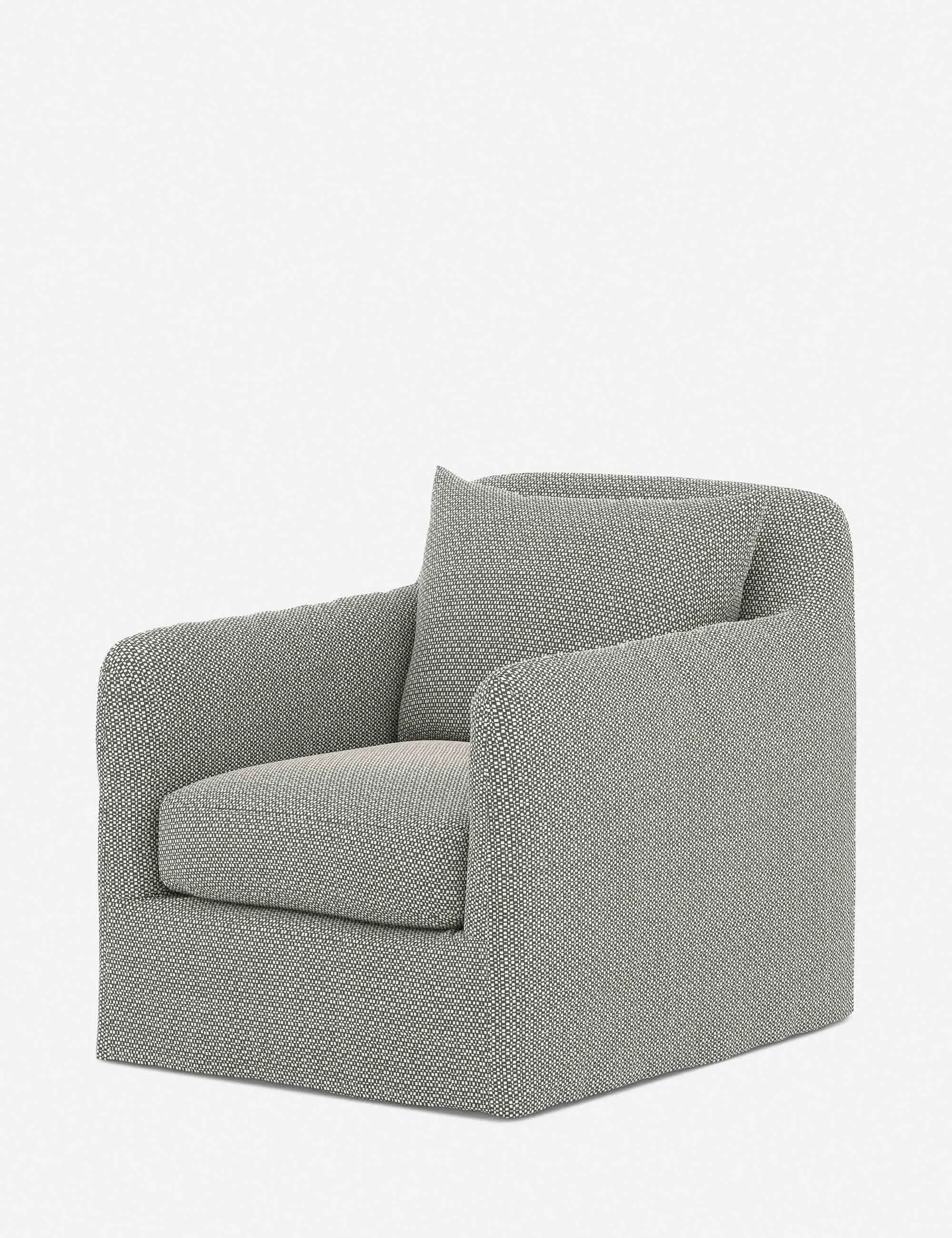 Orlena Outdoor Swivel Chair