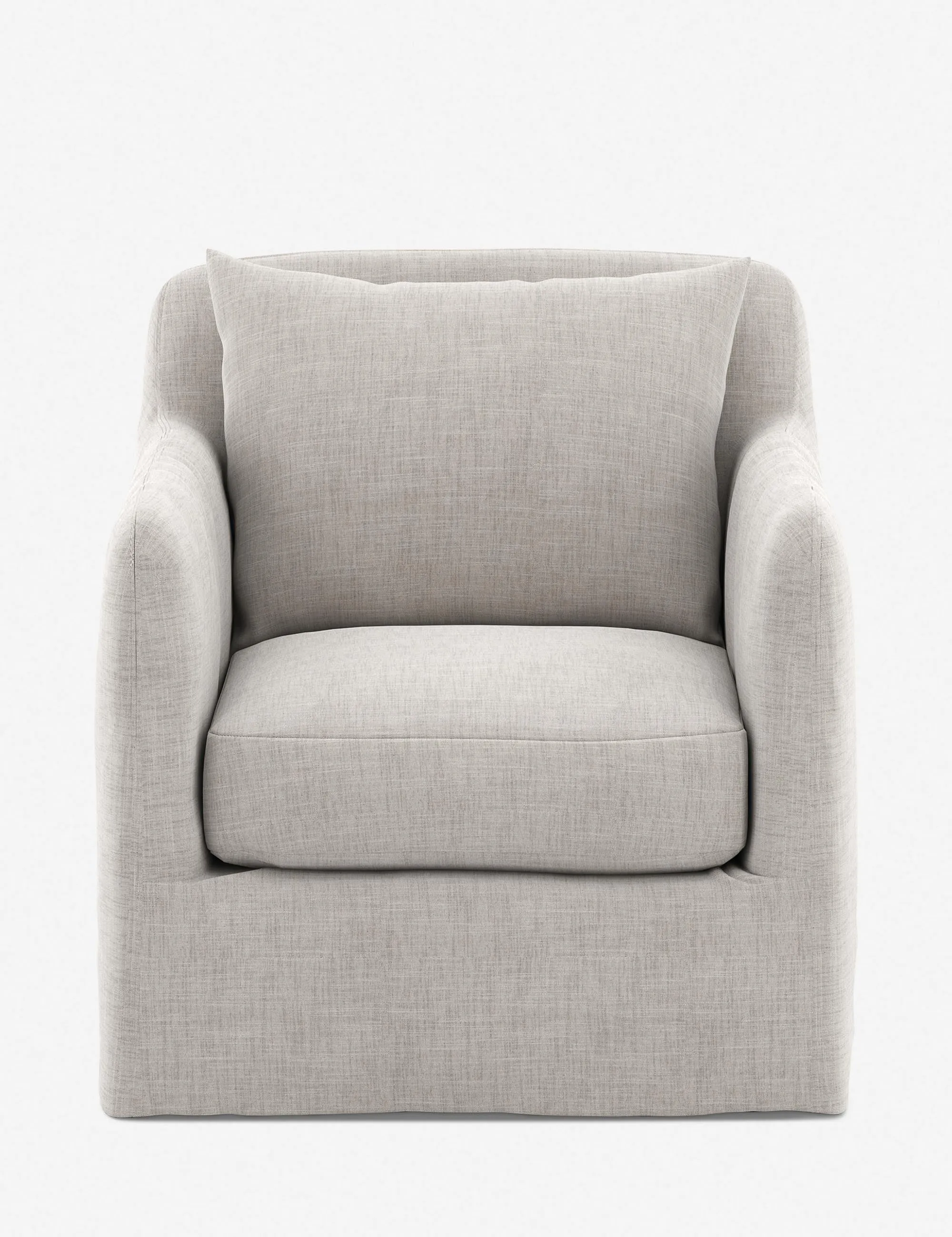 Orlena Outdoor Swivel Chair