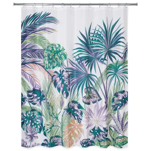 Oversize Palm Shower Curtain