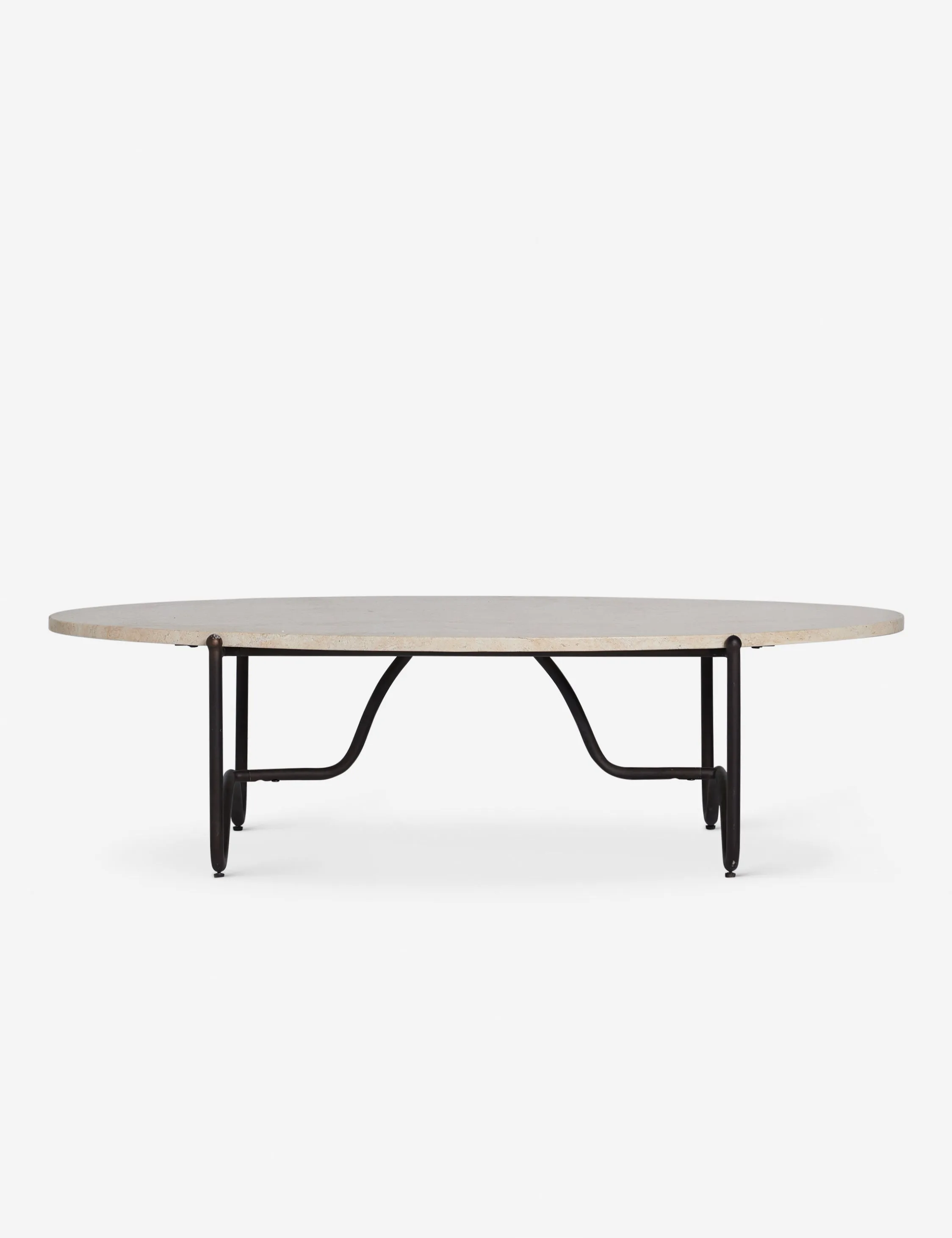Peggy Outdoor Oval Coffee Table by Sarah Sherman Samuel