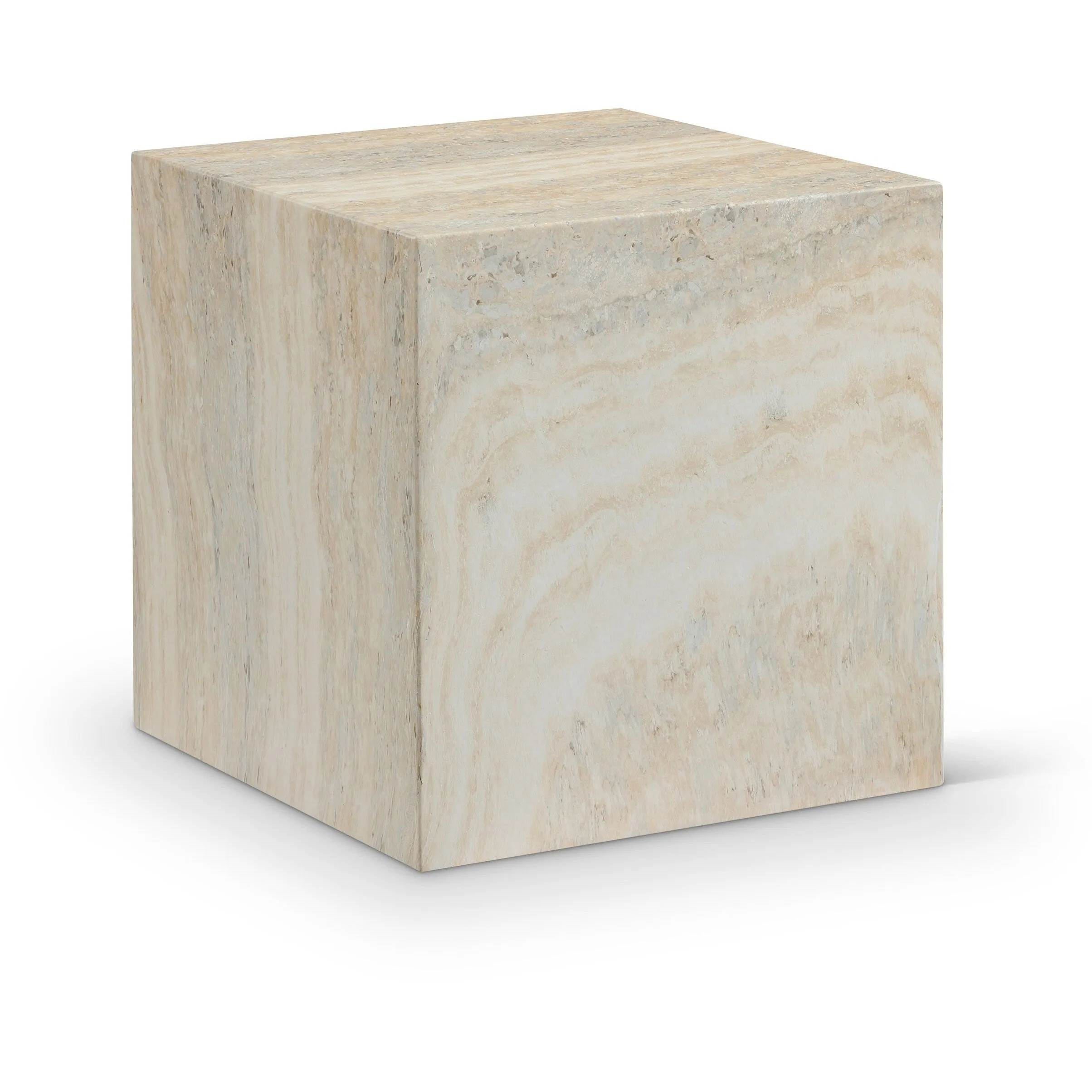 Piazza Finished Concrete Indoor/Outdoor End Table