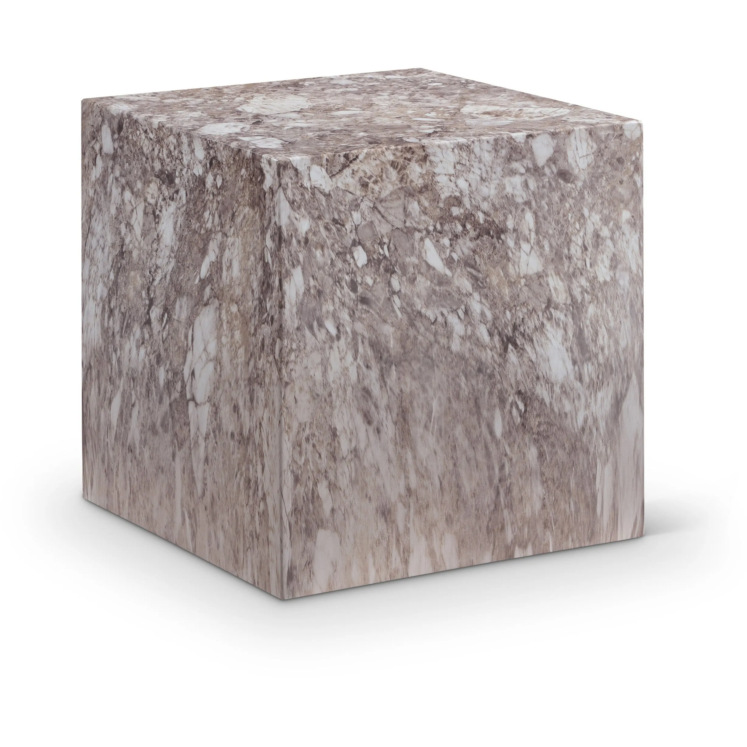 Piazza Finished Concrete Indoor/Outdoor End Table
