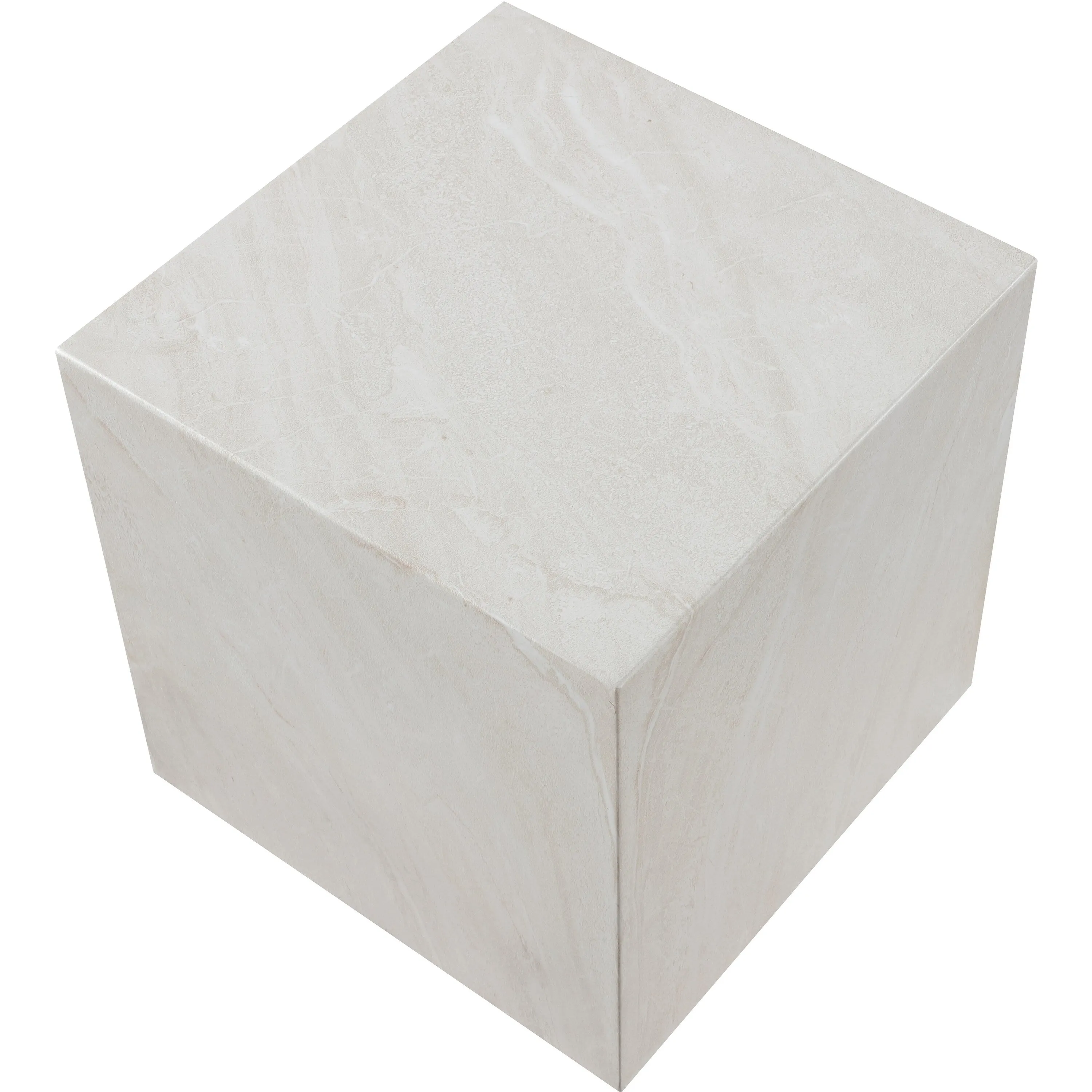 Piazza Finished Concrete Indoor/Outdoor End Table