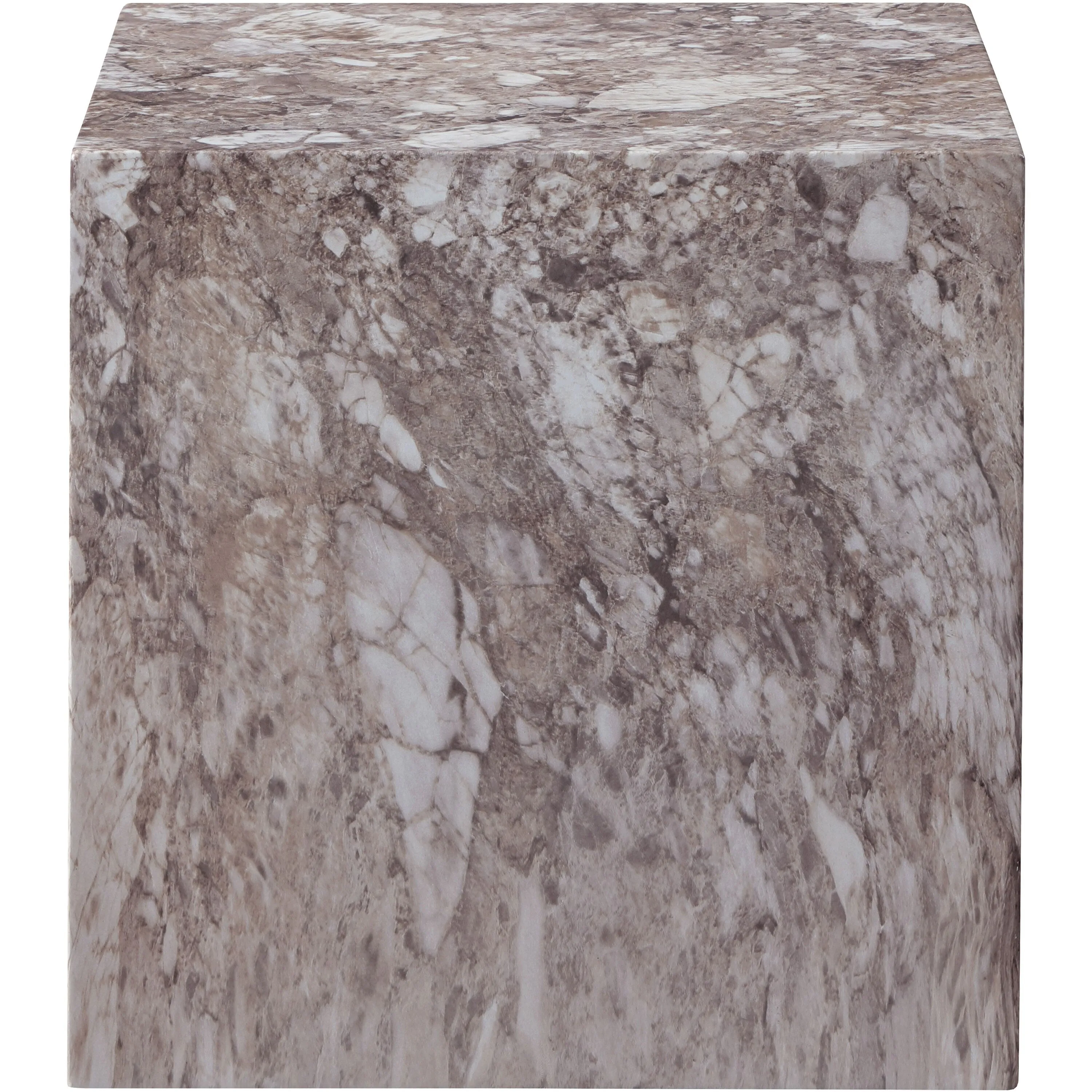 Piazza Finished Concrete Indoor/Outdoor End Table