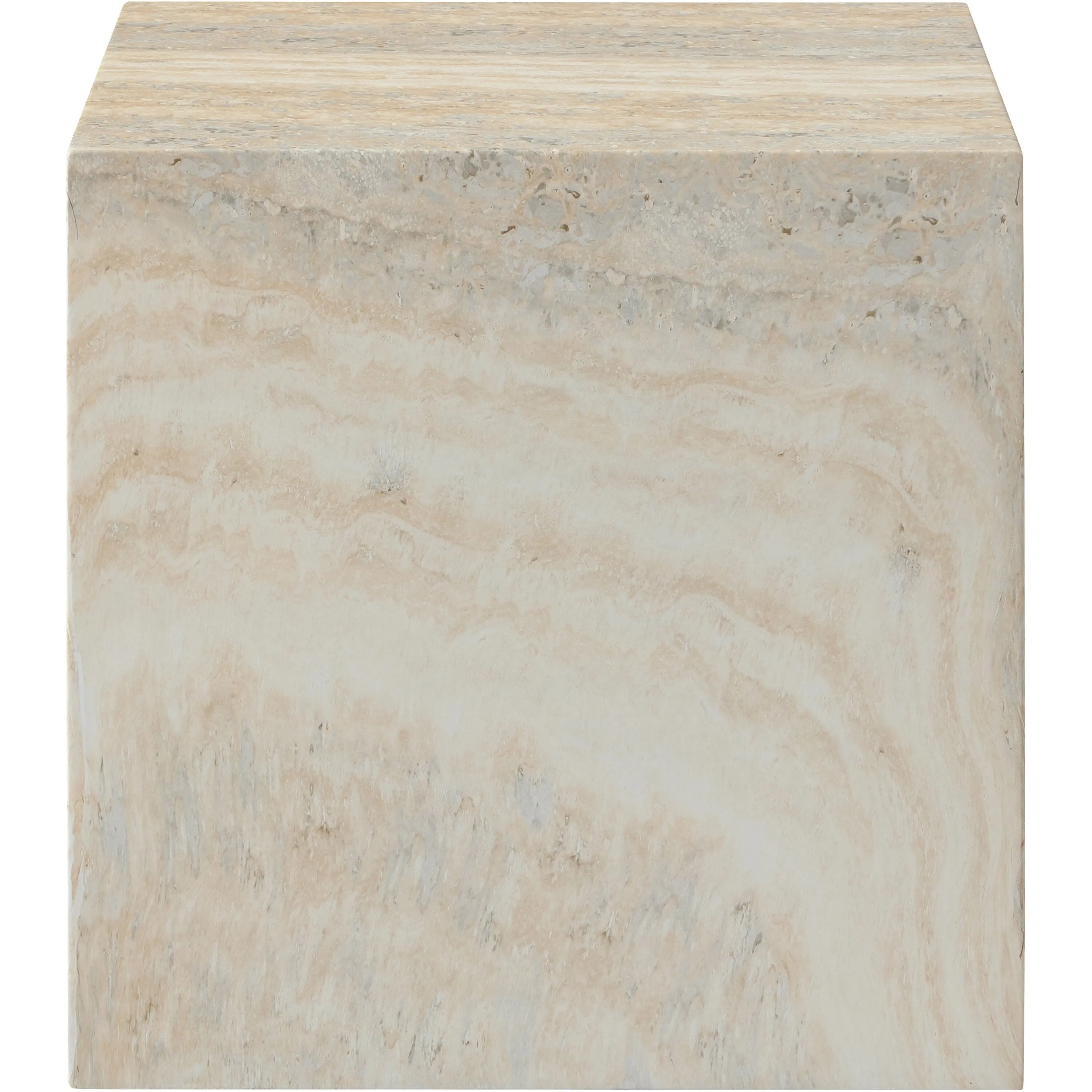 Piazza Finished Concrete Indoor/Outdoor End Table