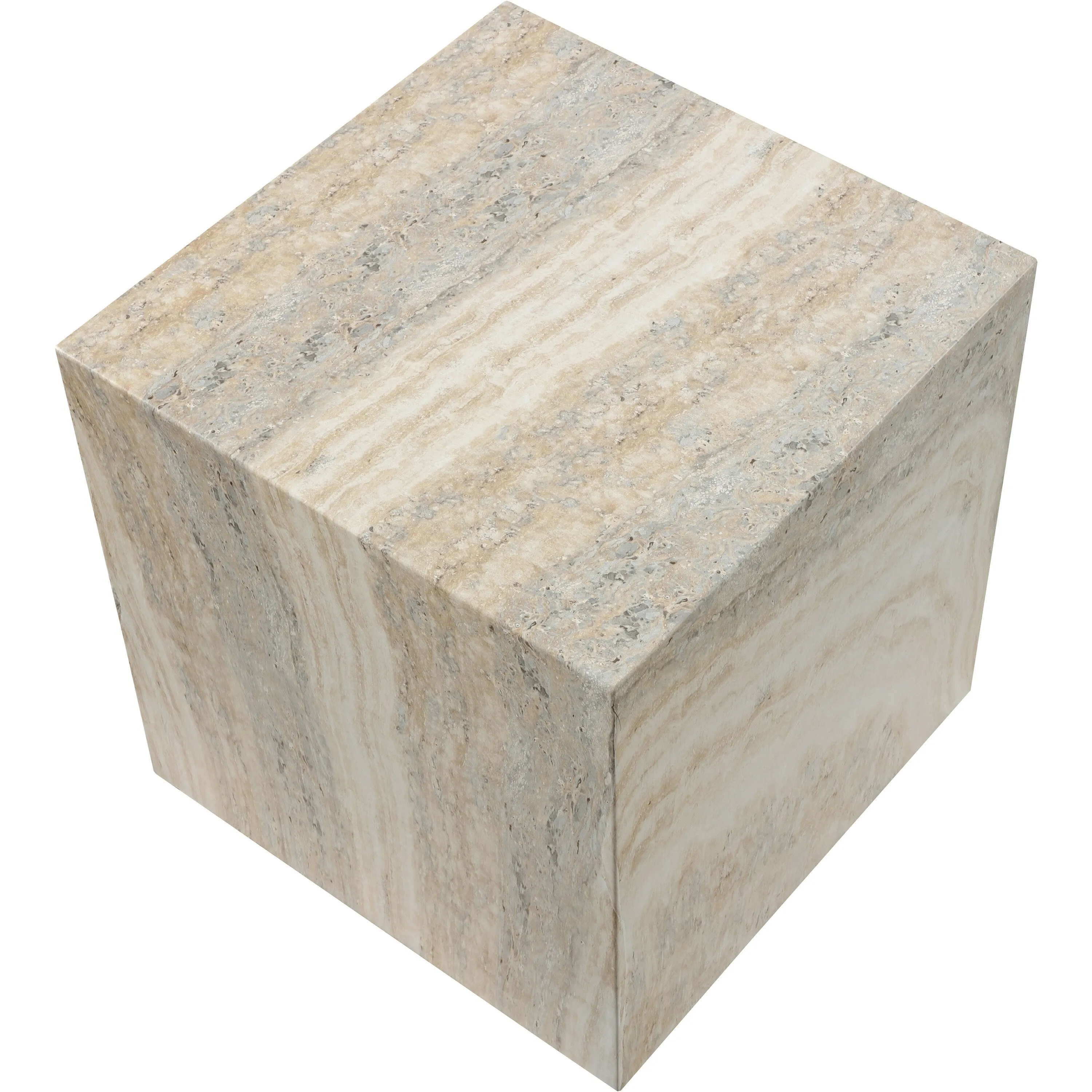 Piazza Finished Concrete Indoor/Outdoor End Table
