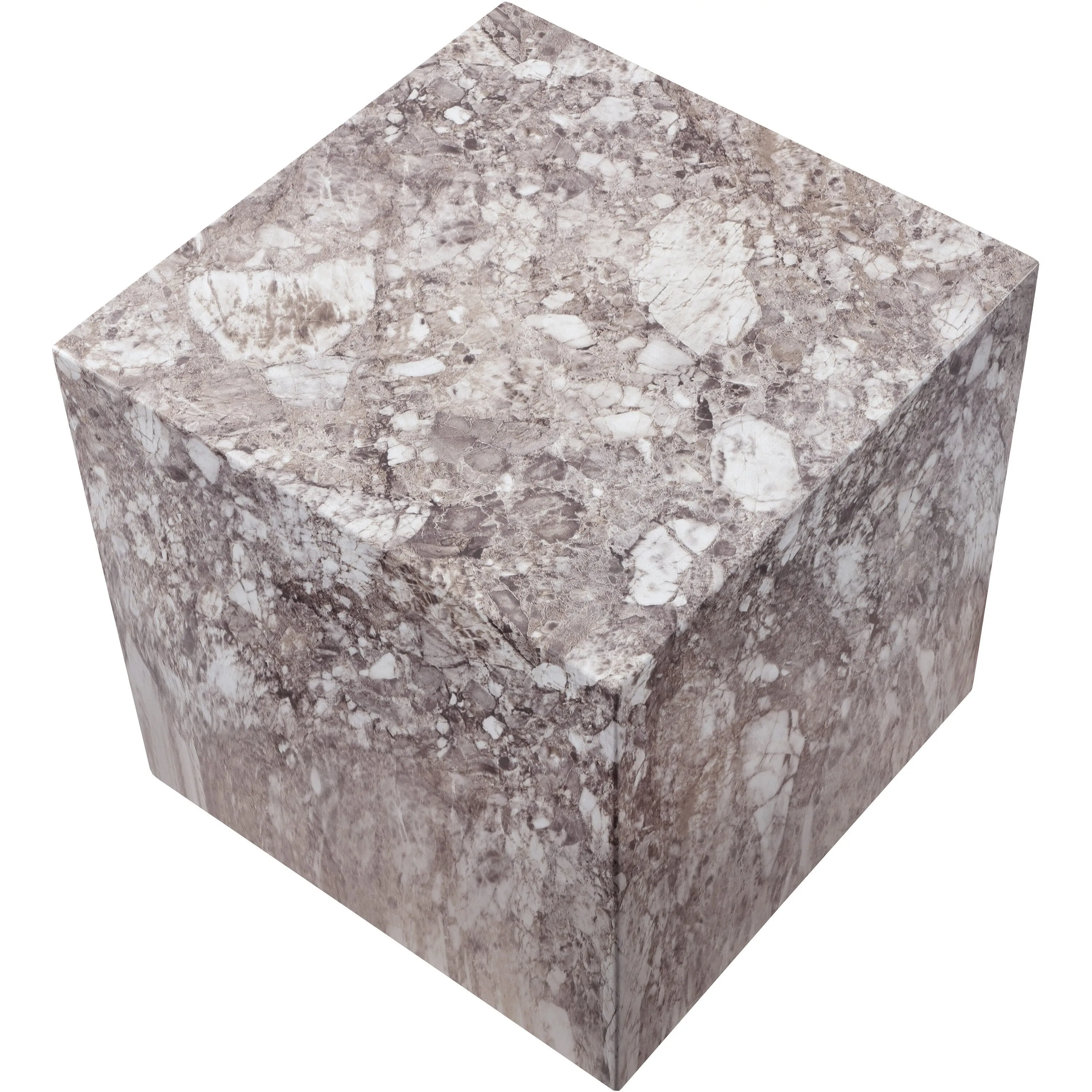 Piazza Finished Concrete Indoor/Outdoor End Table