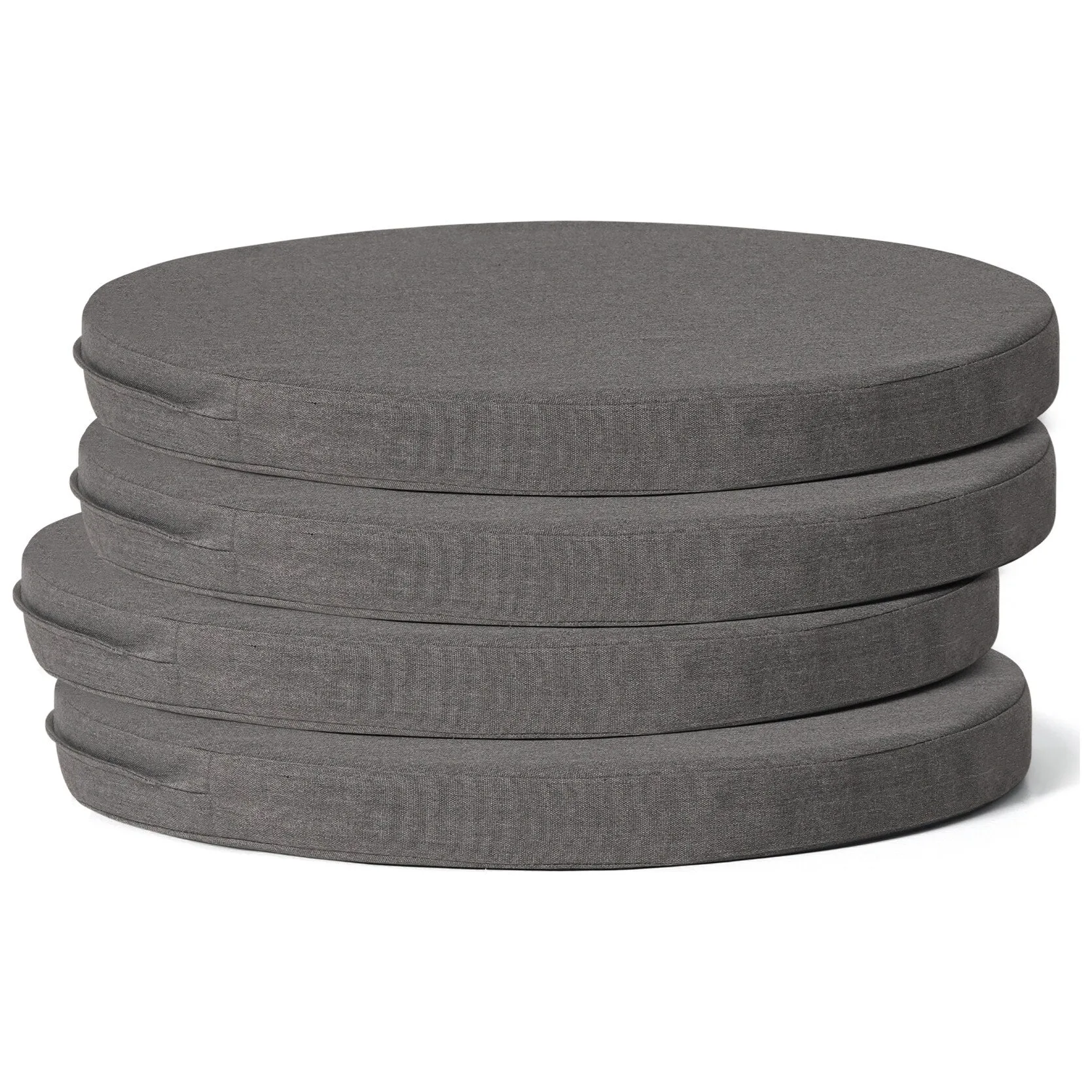 Polytrends Fading Free All Weather Outdoor Patio Dining Chair Seat Cushions - (Set of 4)