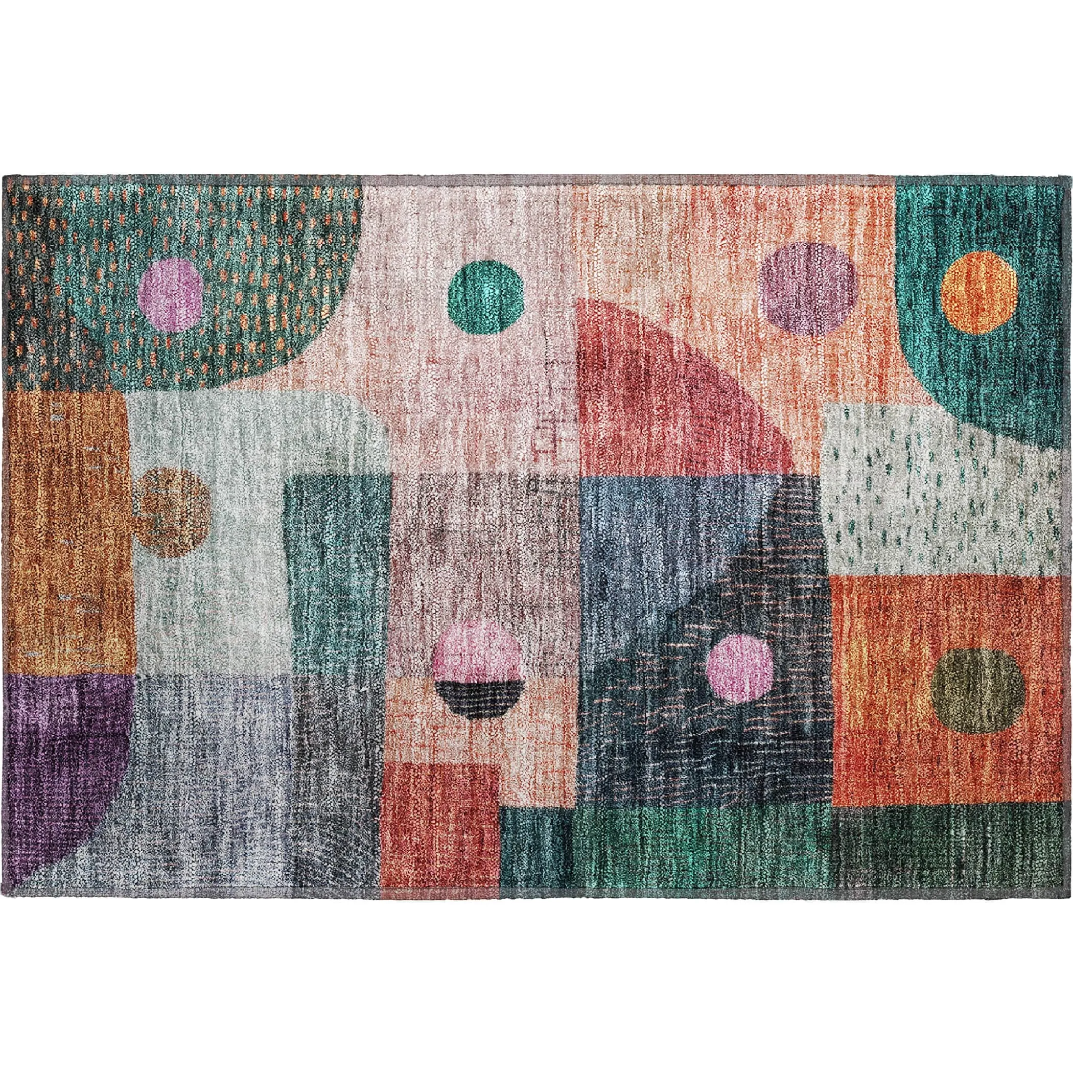 Premium Washable Super Soft Modern Retro Mayfield Rug