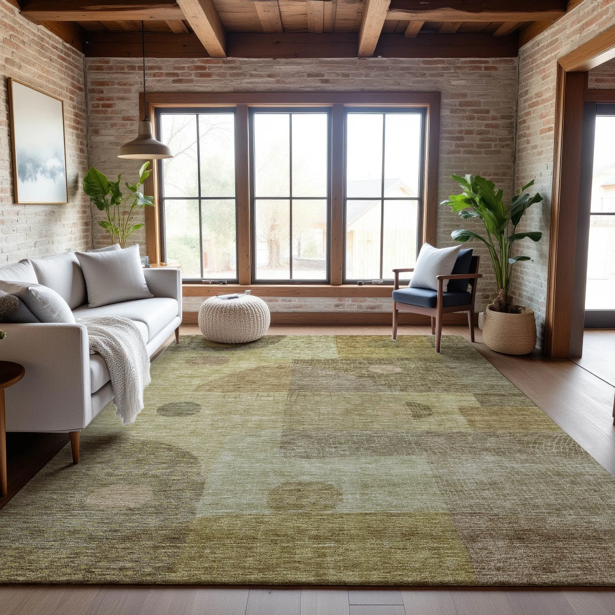 Premium Washable Super Soft Modern Retro Mayfield Rug