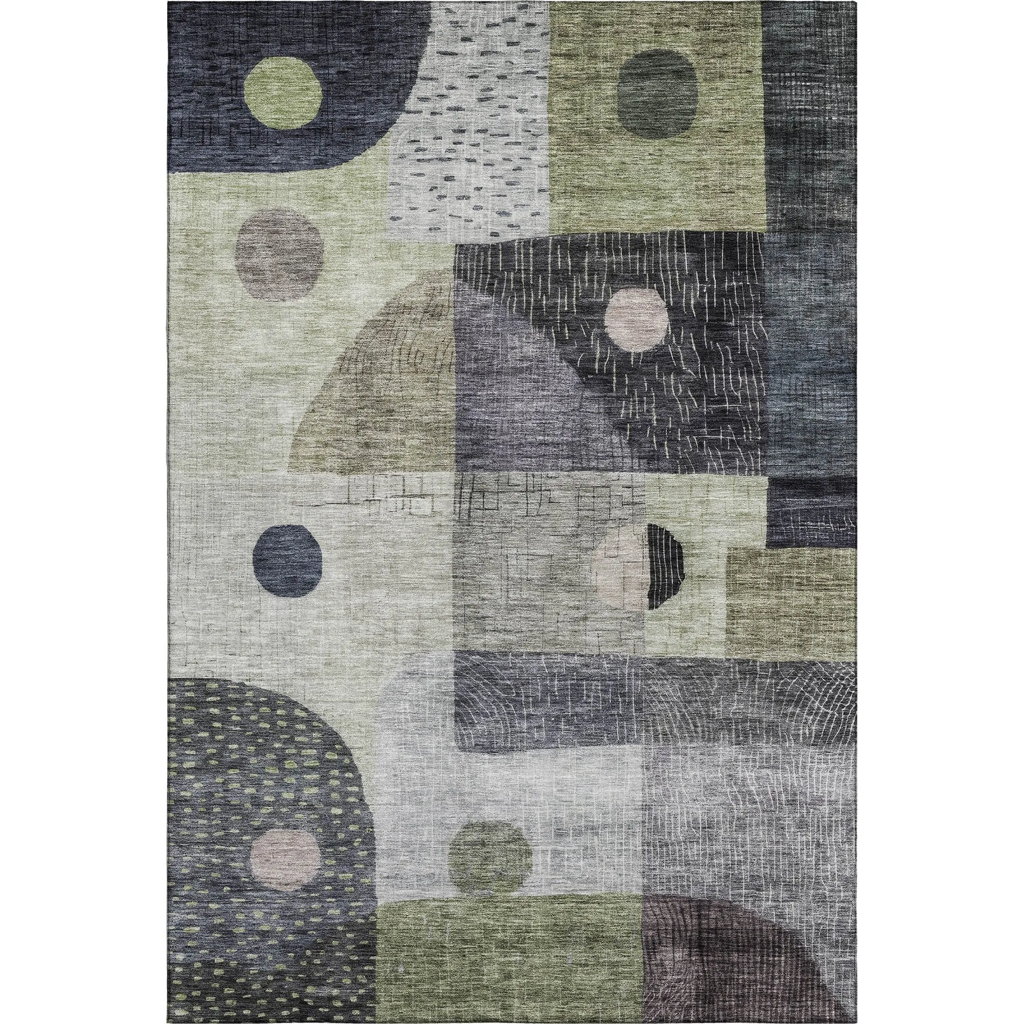 Premium Washable Super Soft Modern Retro Mayfield Rug