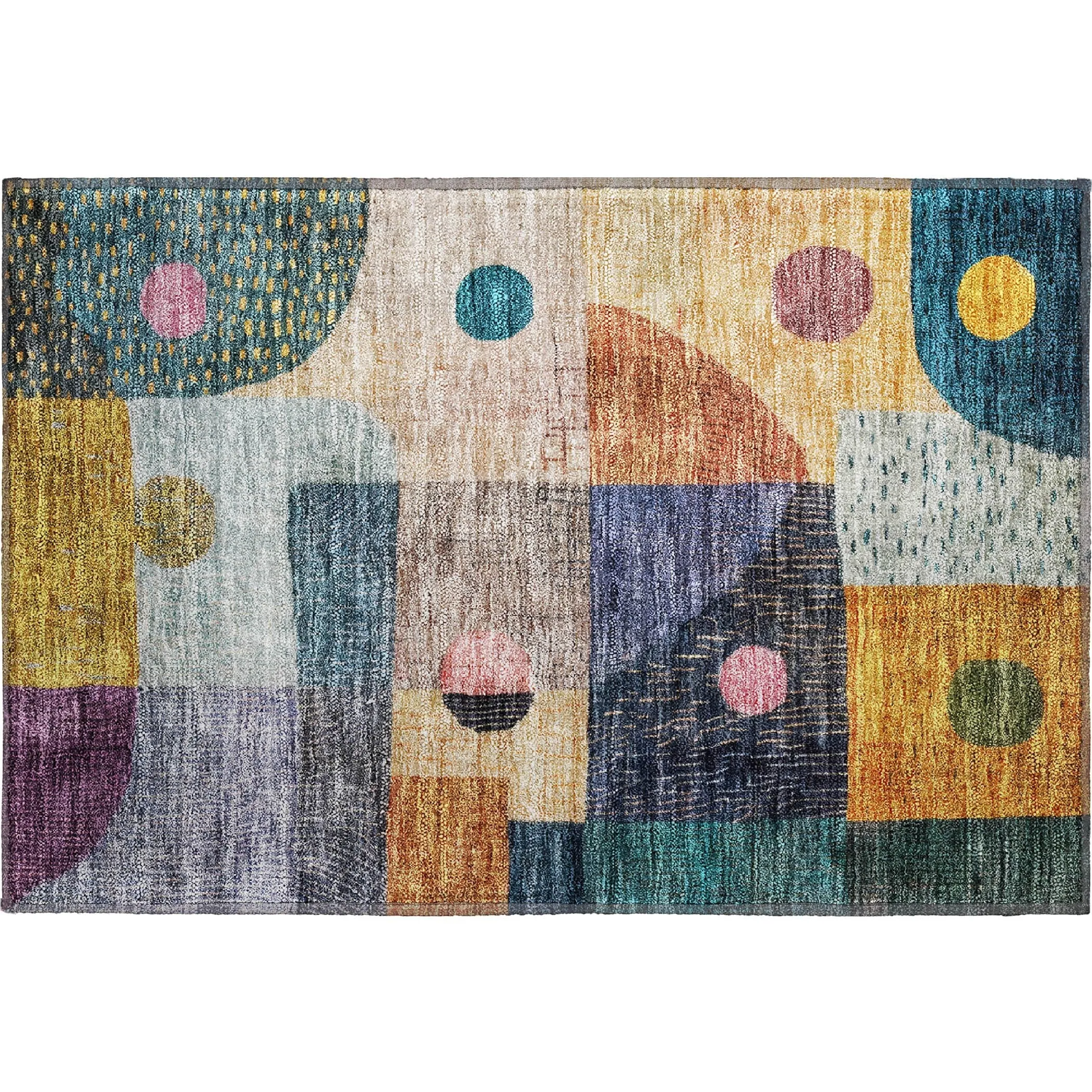 Premium Washable Super Soft Modern Retro Mayfield Rug