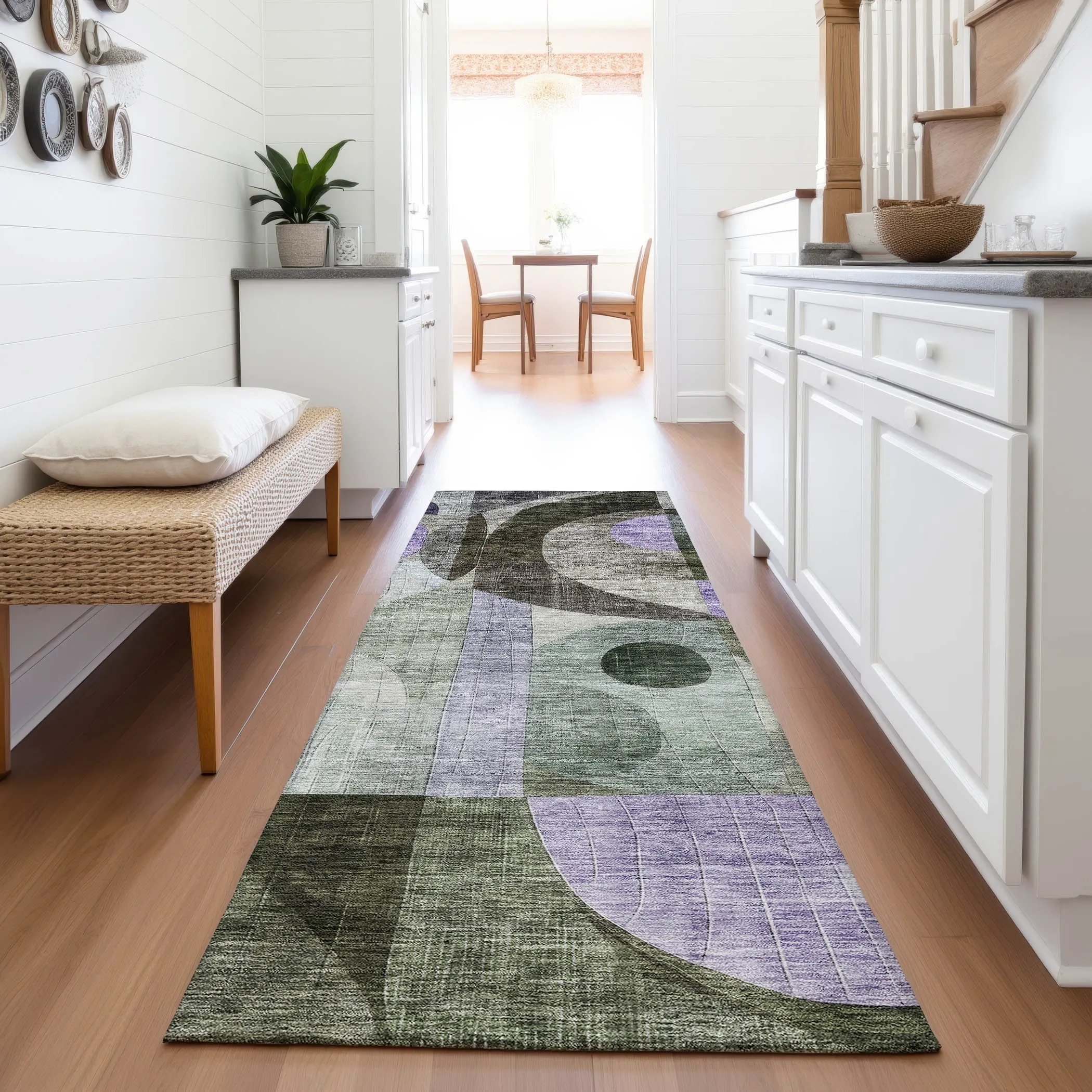 Premium Washable Super Soft Modern Retro Mayfield Rug