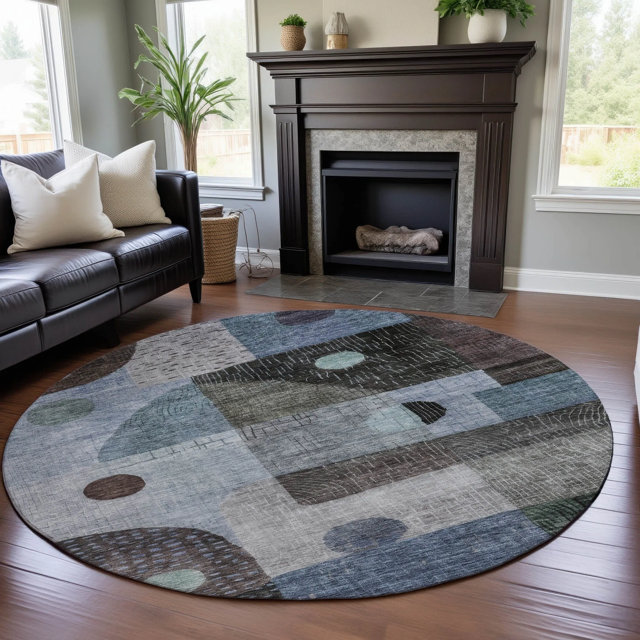 Premium Washable Super Soft Modern Retro Mayfield Rug