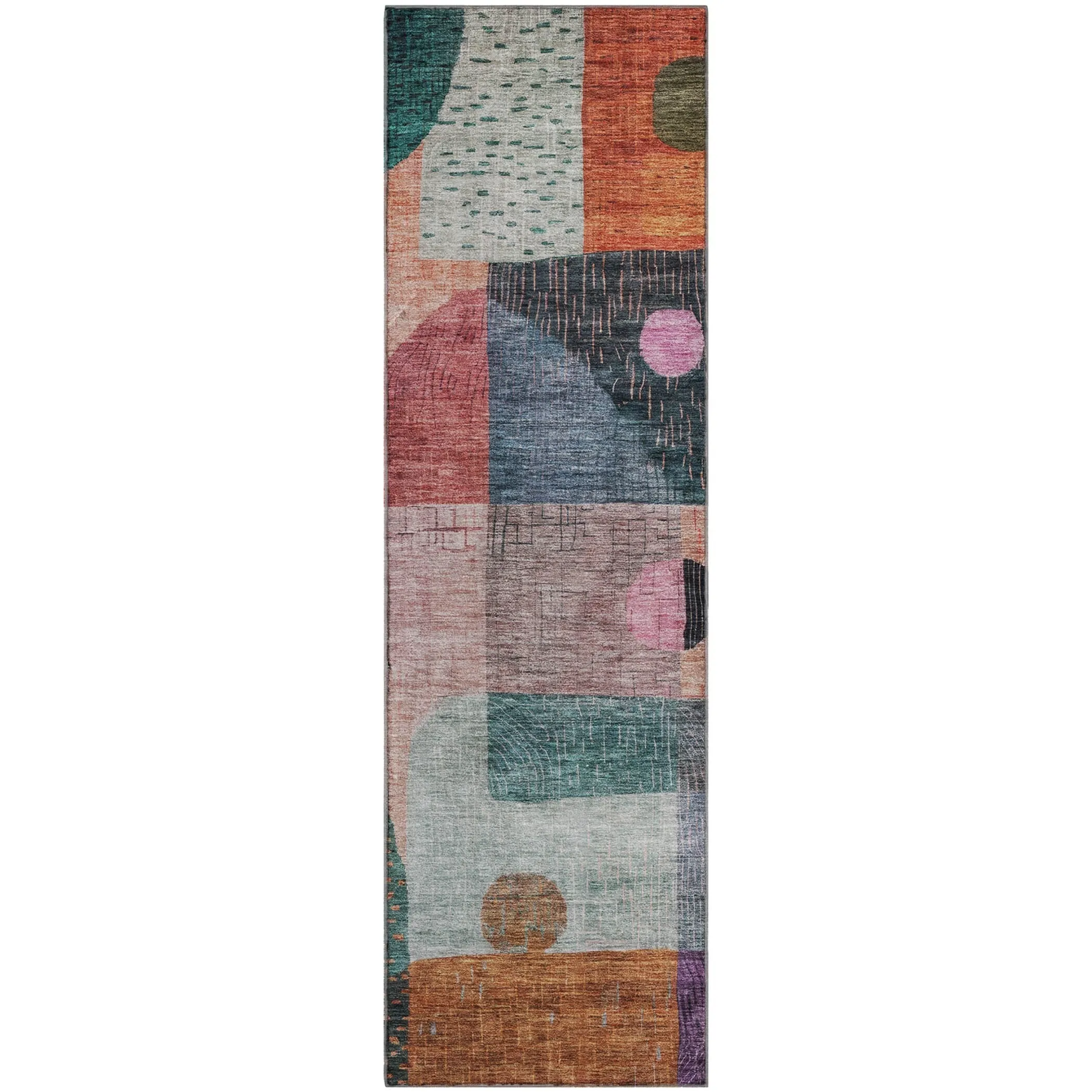 Premium Washable Super Soft Modern Retro Mayfield Rug