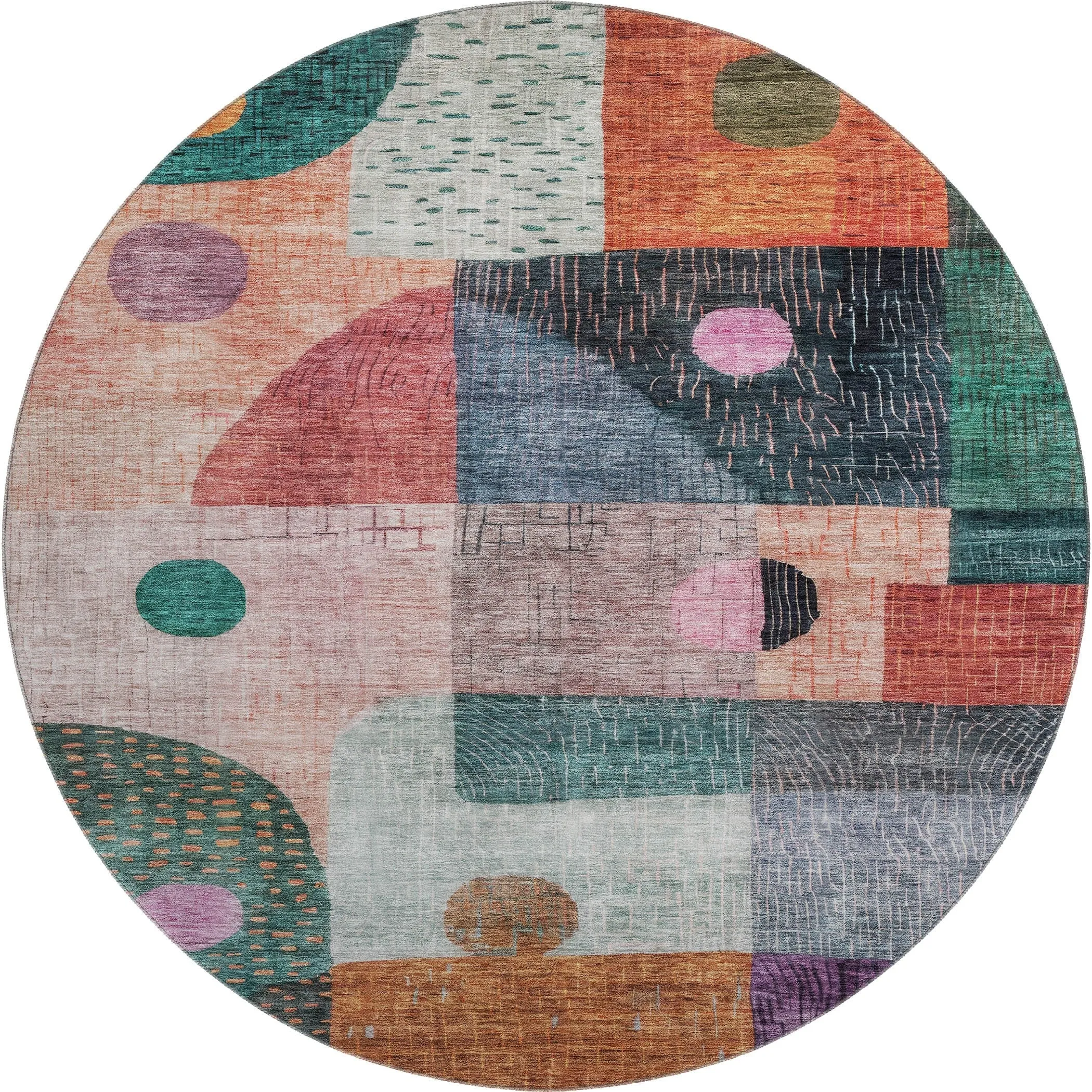 Premium Washable Super Soft Modern Retro Mayfield Rug