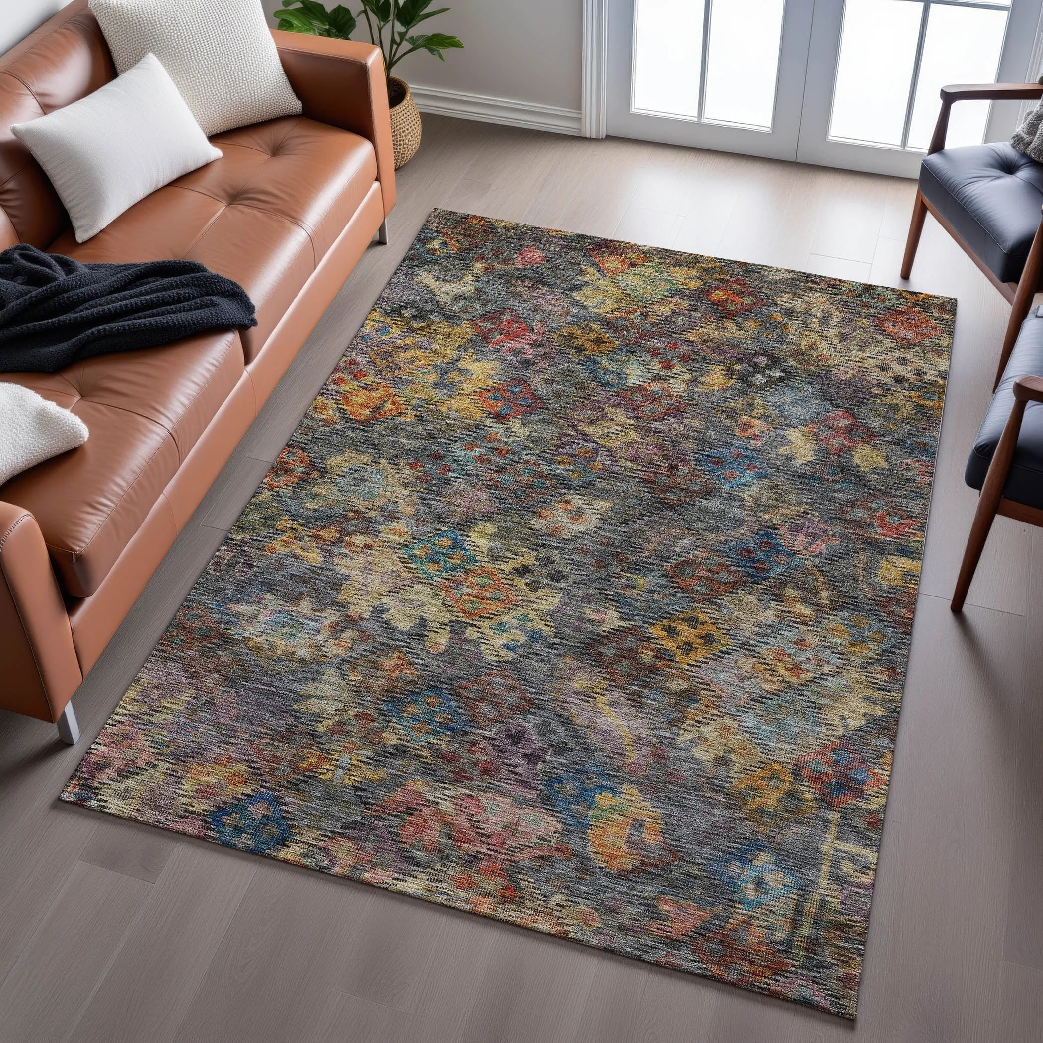 Premium Washable Super Soft Traditional Tribal Mayfield Rug