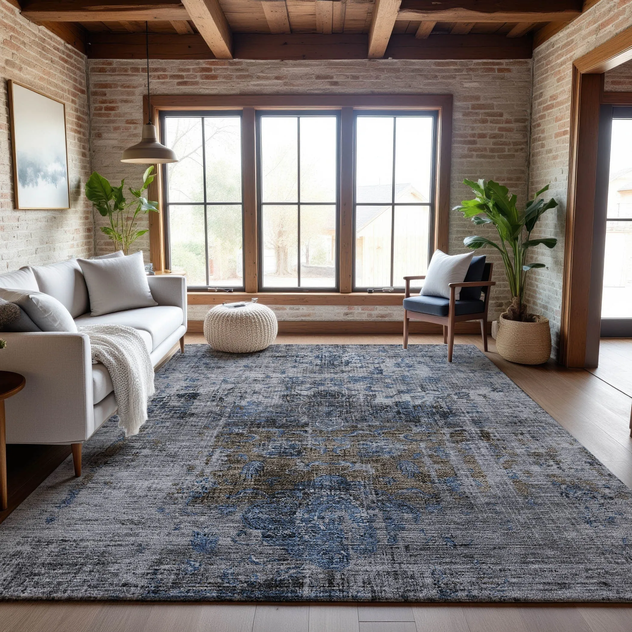 Premium Washable Super Soft Vintage Traditional Mayfield Rug
