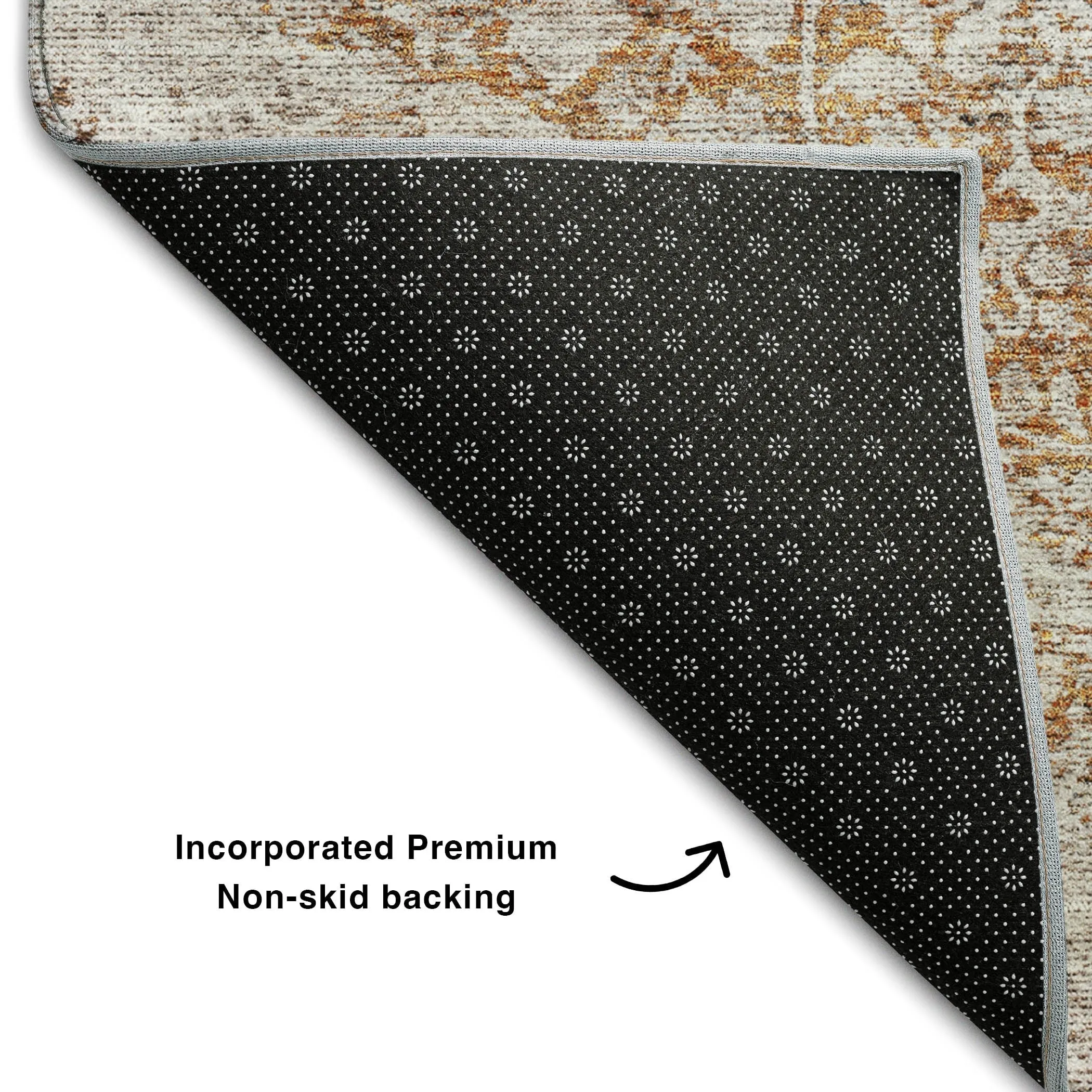 Premium Washable Super Soft Vintage Traditional Mayfield Rug
