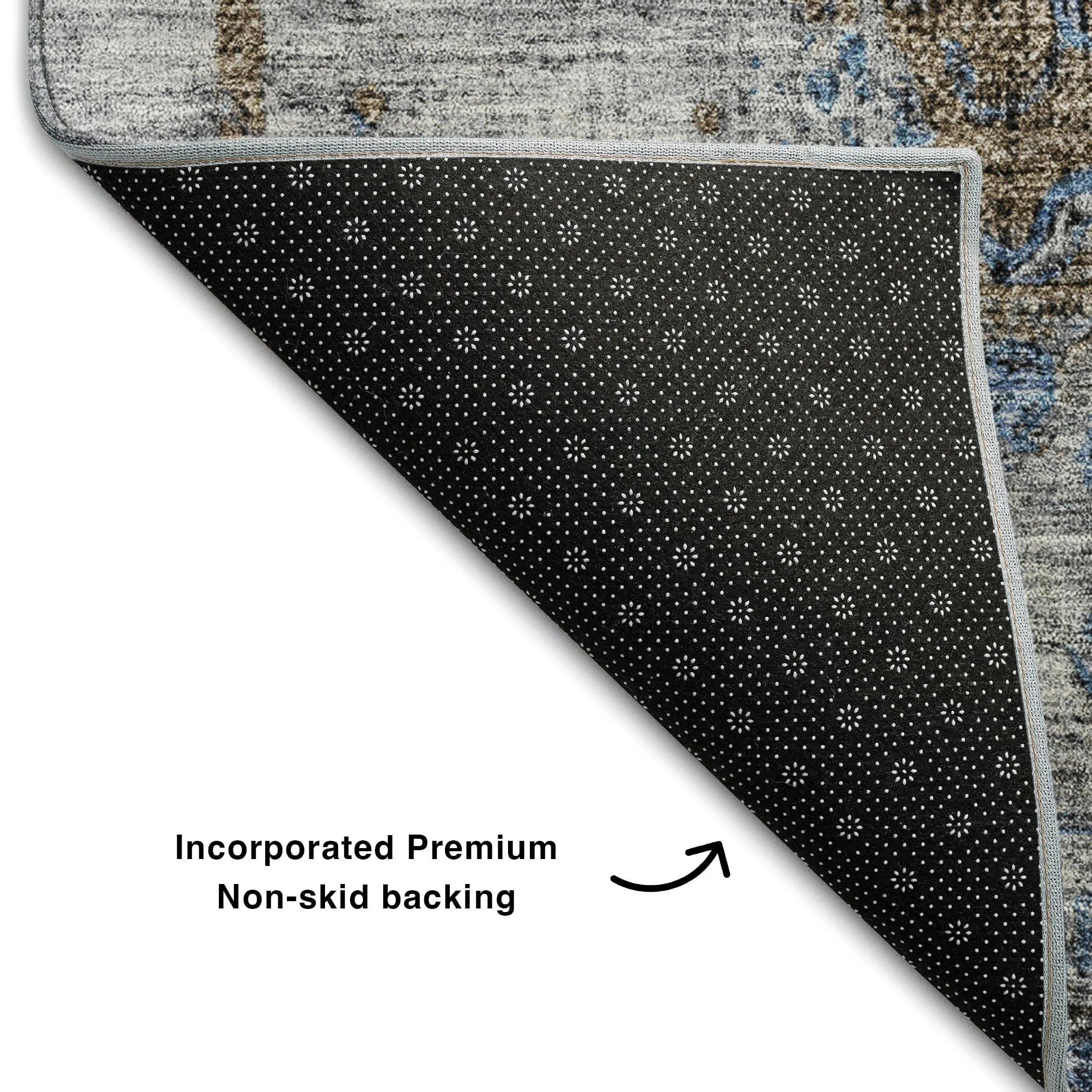 Premium Washable Super Soft Vintage Traditional Mayfield Rug