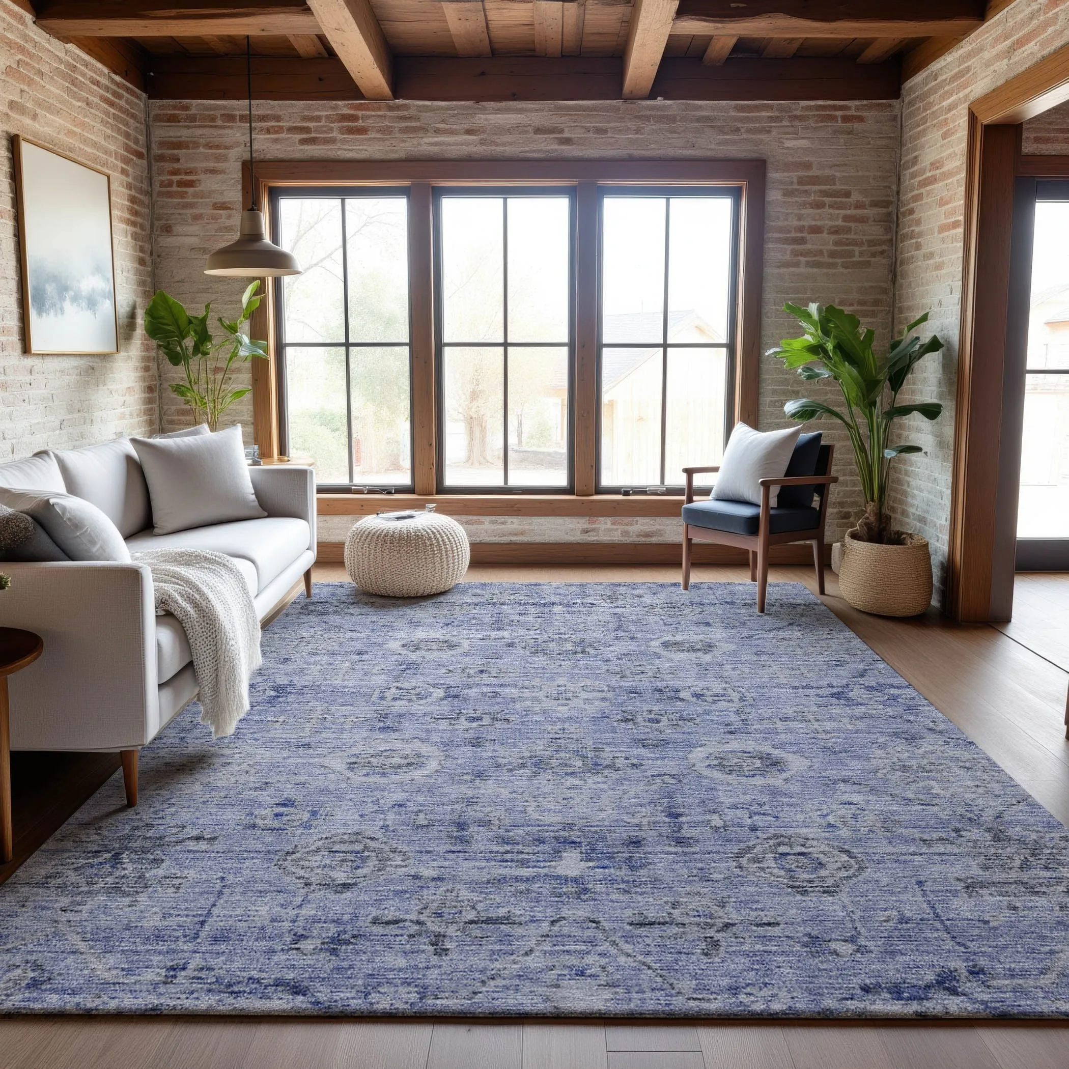 Premium Washable Super Soft Vintage Traditional Mayfield Rug